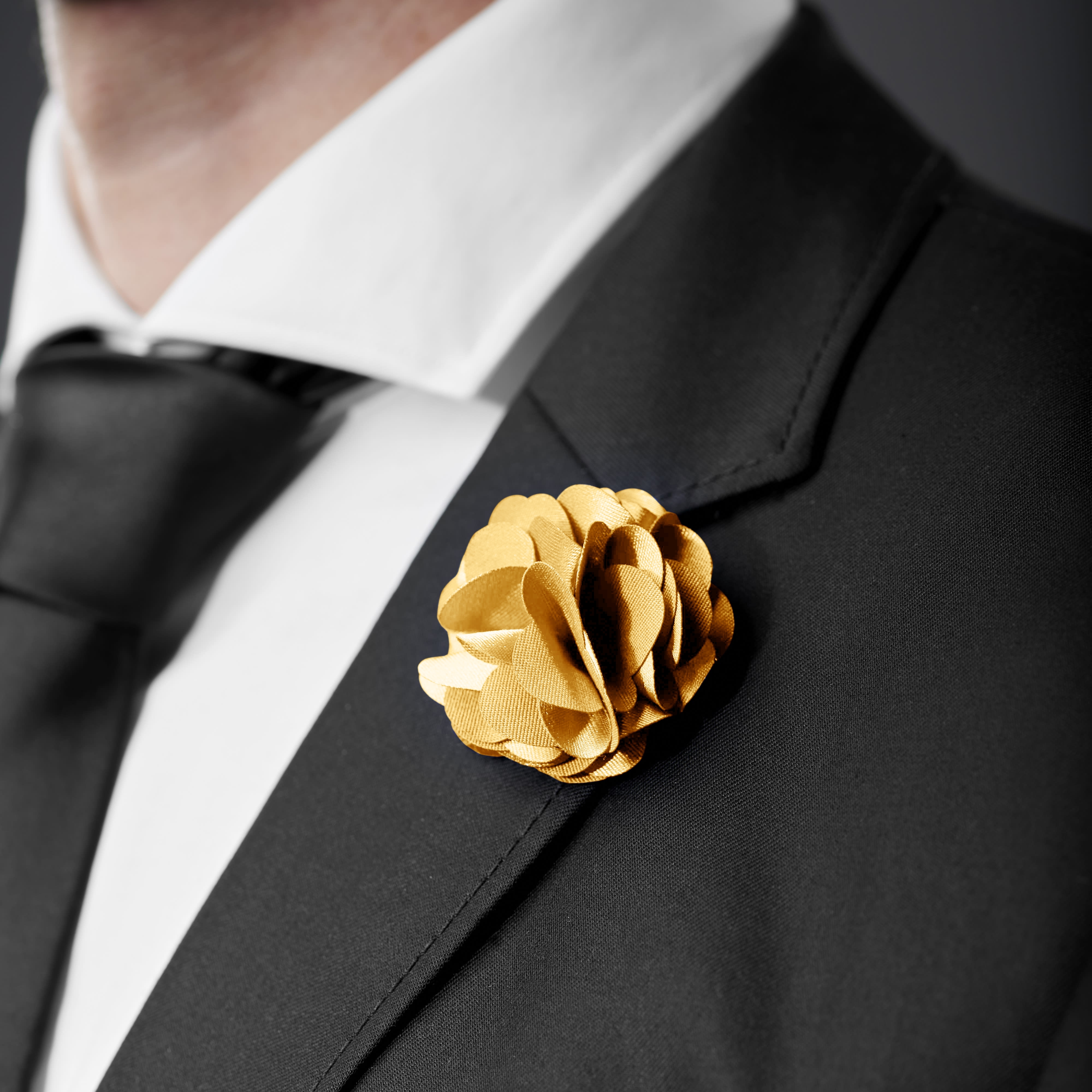 Boutonnière à fleur ardente luxueuse - 3