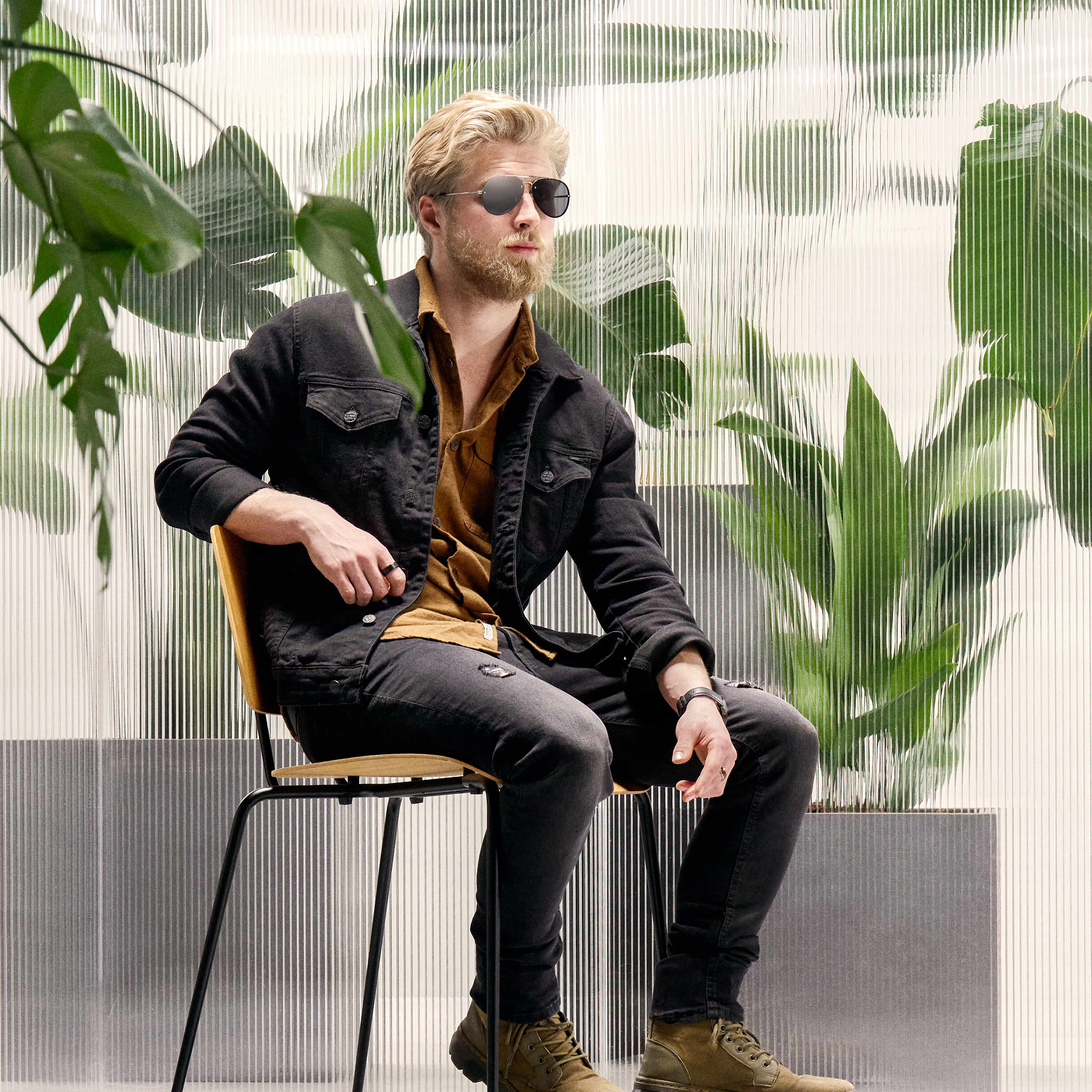 Occasus | Black Gradient Aviator Sunglasses - 6