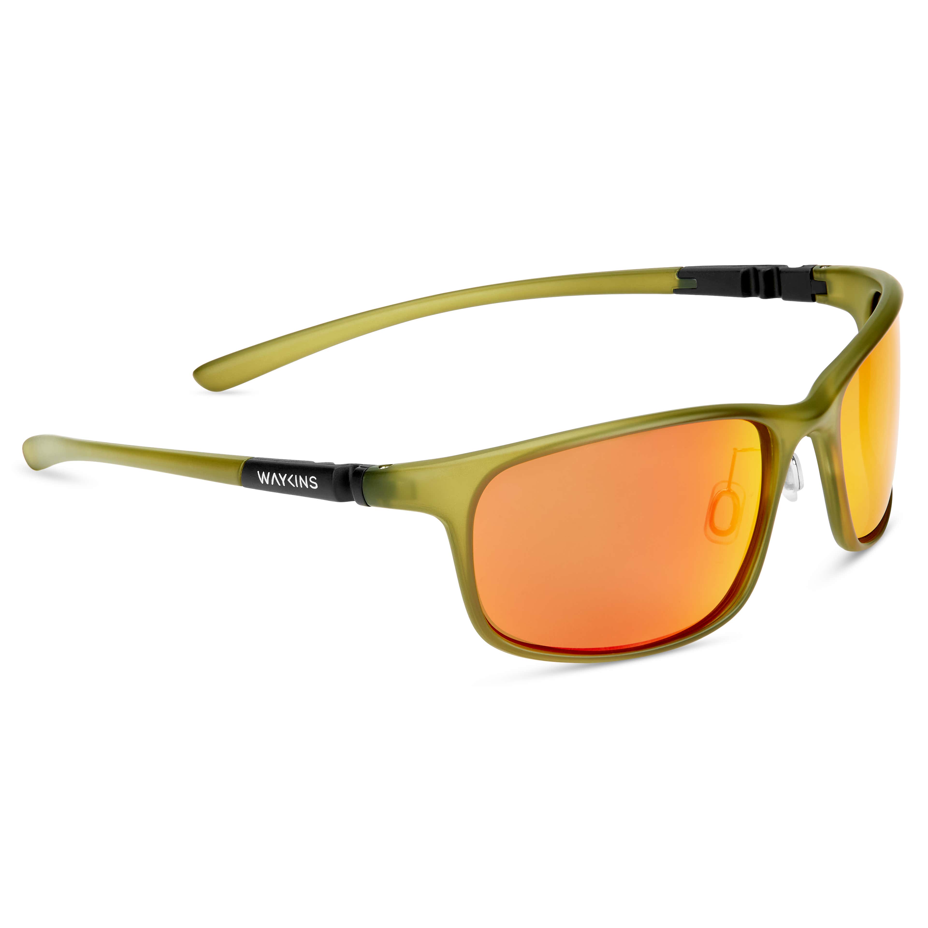 Premium Grønne Ombra Sportssolbriller - 3 - gallery