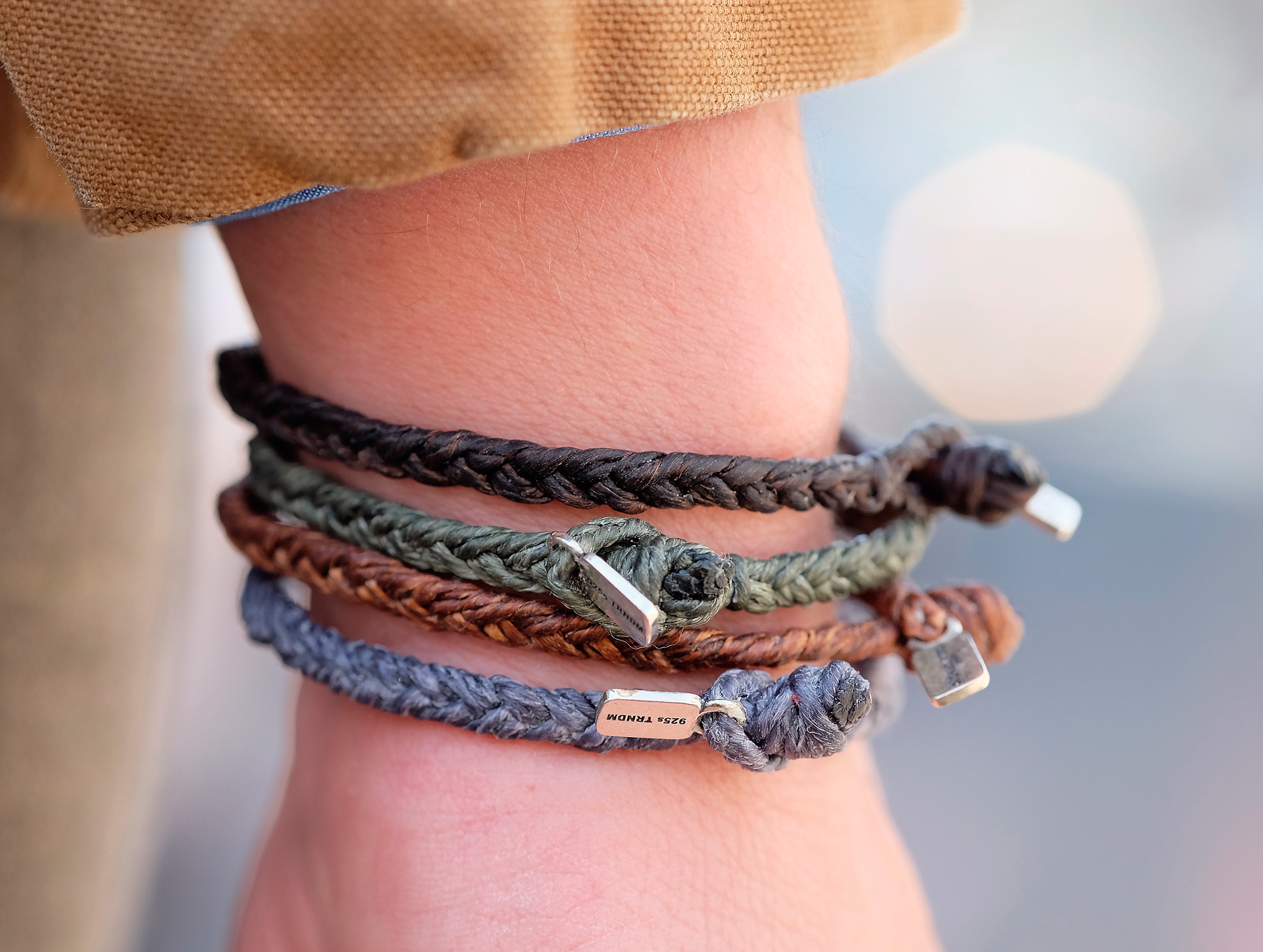 Bracelet Gordon gris 925  - 5