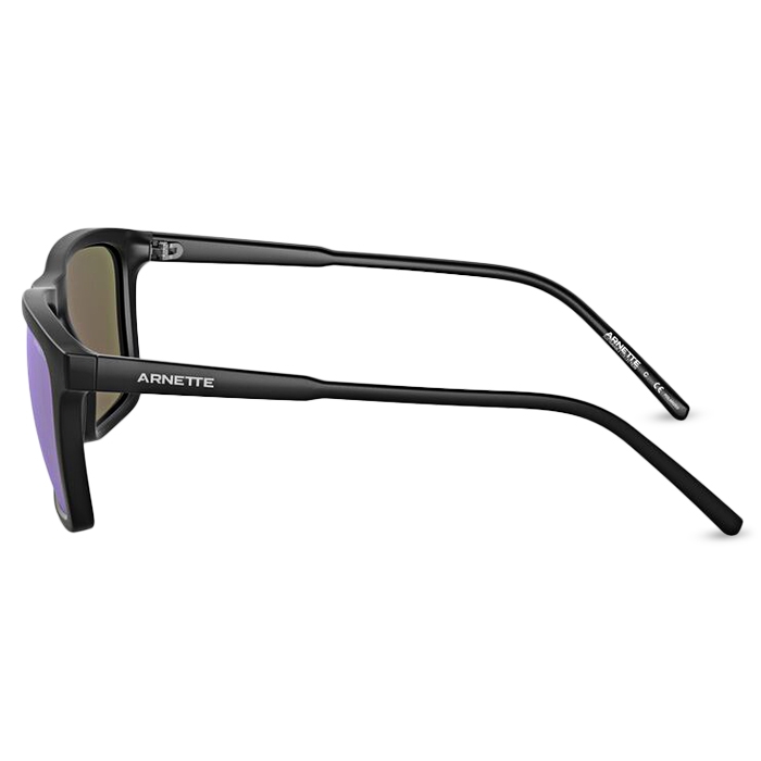 Polarizirana okrogla zlato-tonirana kirurško jeklena sončna očala s črnimi lečami - 4