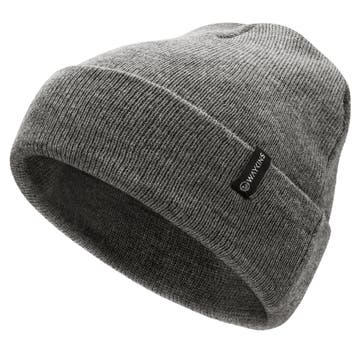 Baltic | Jemná pletená akrylová beanie čiapka v sivej farbe Baltic | Jemná pletená akrylová beanie čiapka v sivej farbe