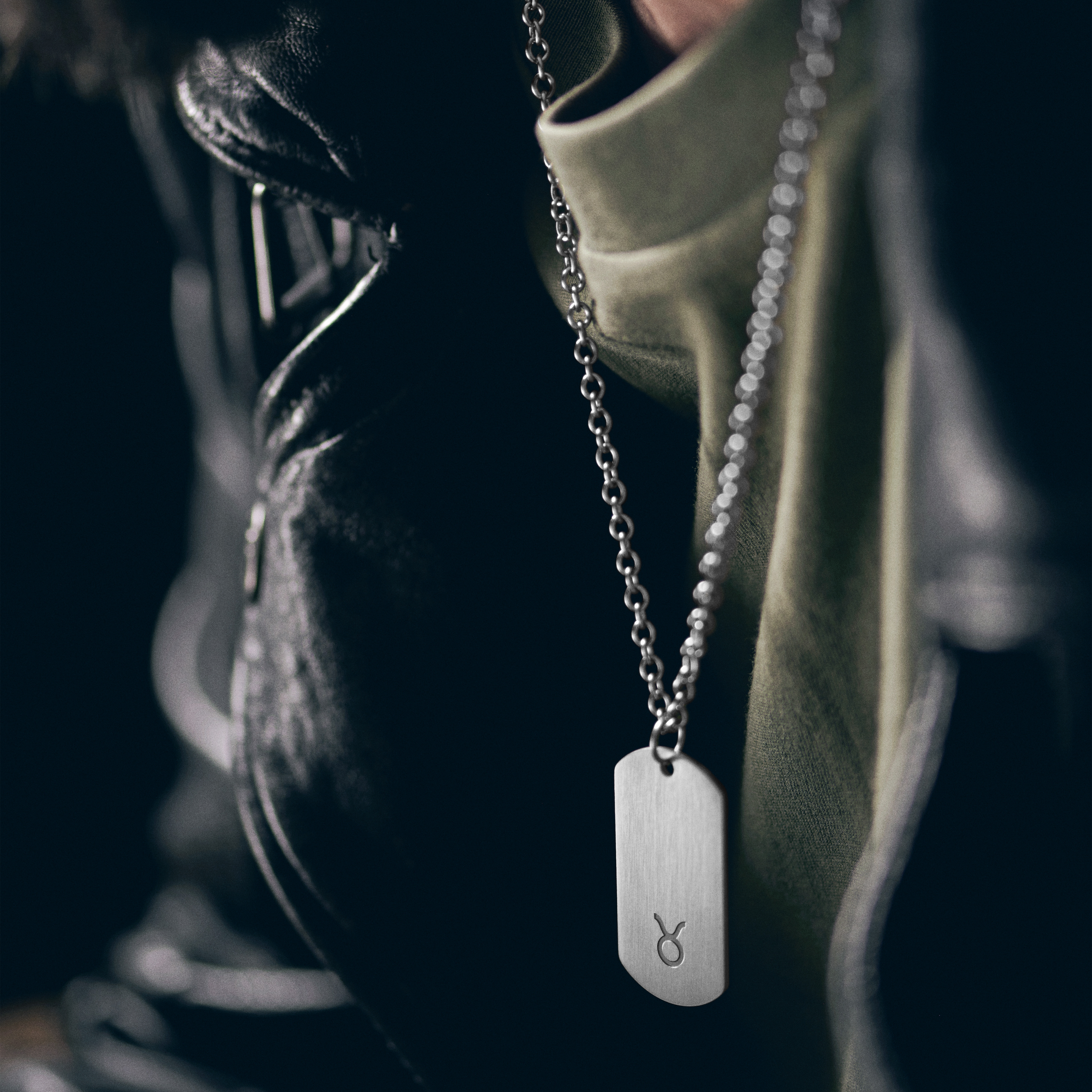 Taurus Zodiac Silver-Tone Steel Necklace - 2