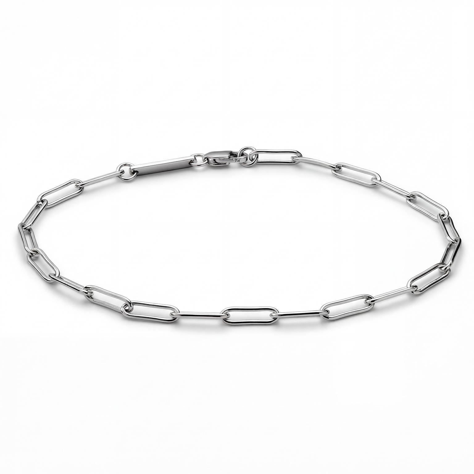 New Classics | Bracelet à maille cheval en argent sterling 925 - 3 mm New Classics | Bracelet à maille cheval en argent sterling 925 - 3 mm
