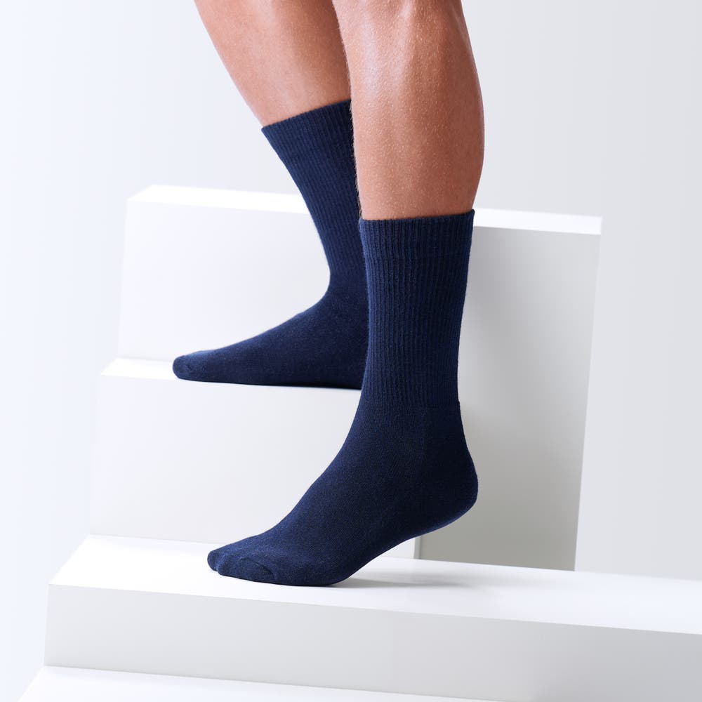 hover: DryFeel | 6-Pack Royal Blue Cotton Tennis Socks hover: DryFeel | 6-Pack Royal Blue Cotton Tennis Socks