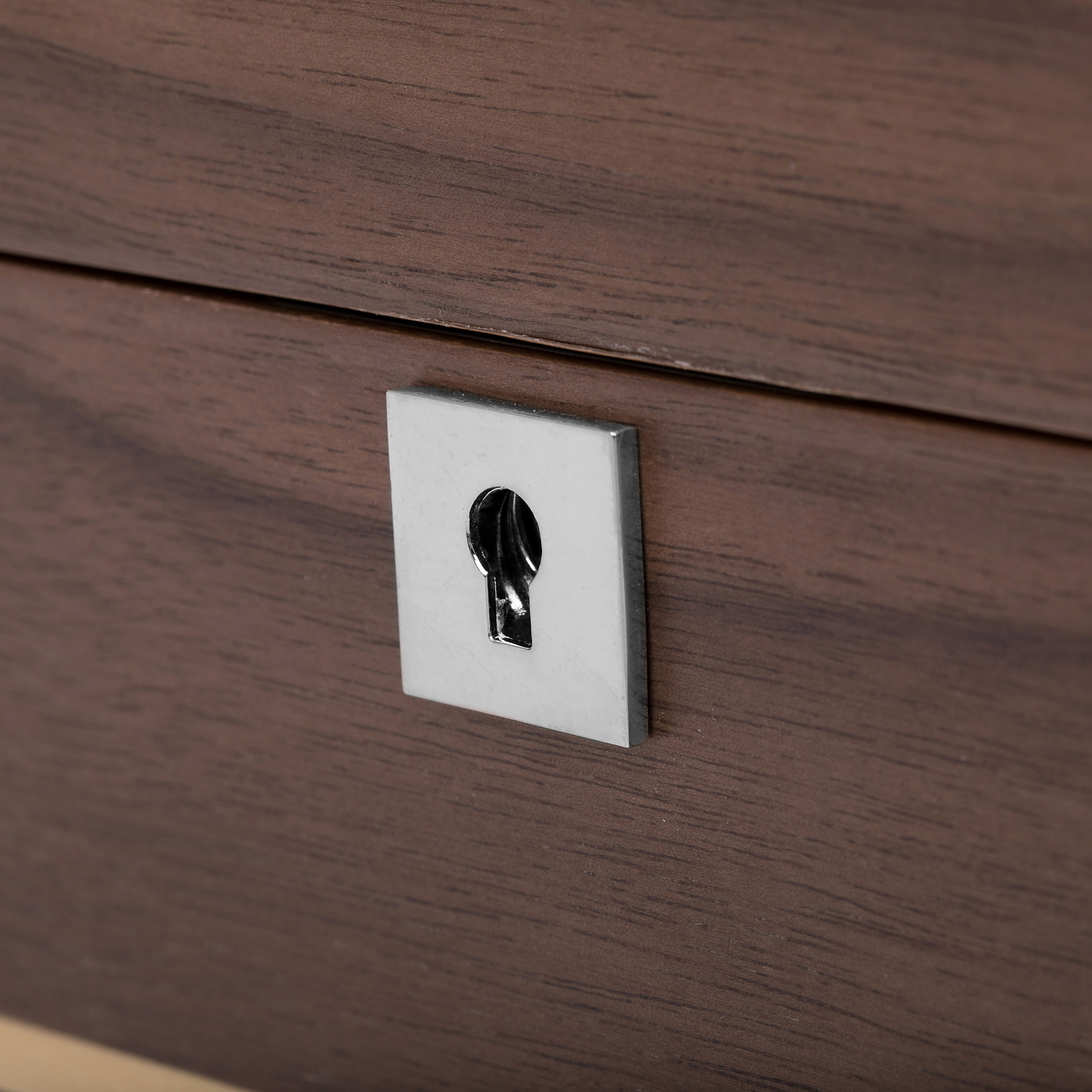 Walnut Wooden Watch Box - 10 Watches - 10