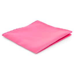 Pañuelo de bolsillo sencillo rosa chillón versión 2 