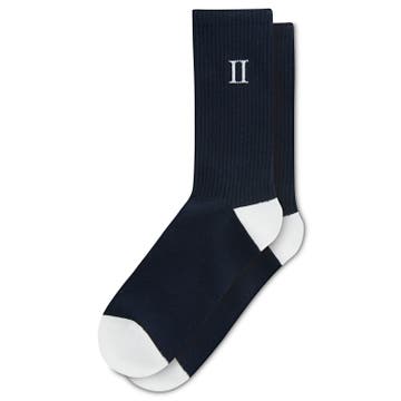 Les Deux | Dark Navy/Off White William 2-Pack Socks Les Deux | Dark Navy/Off White William 2-Pack Socks