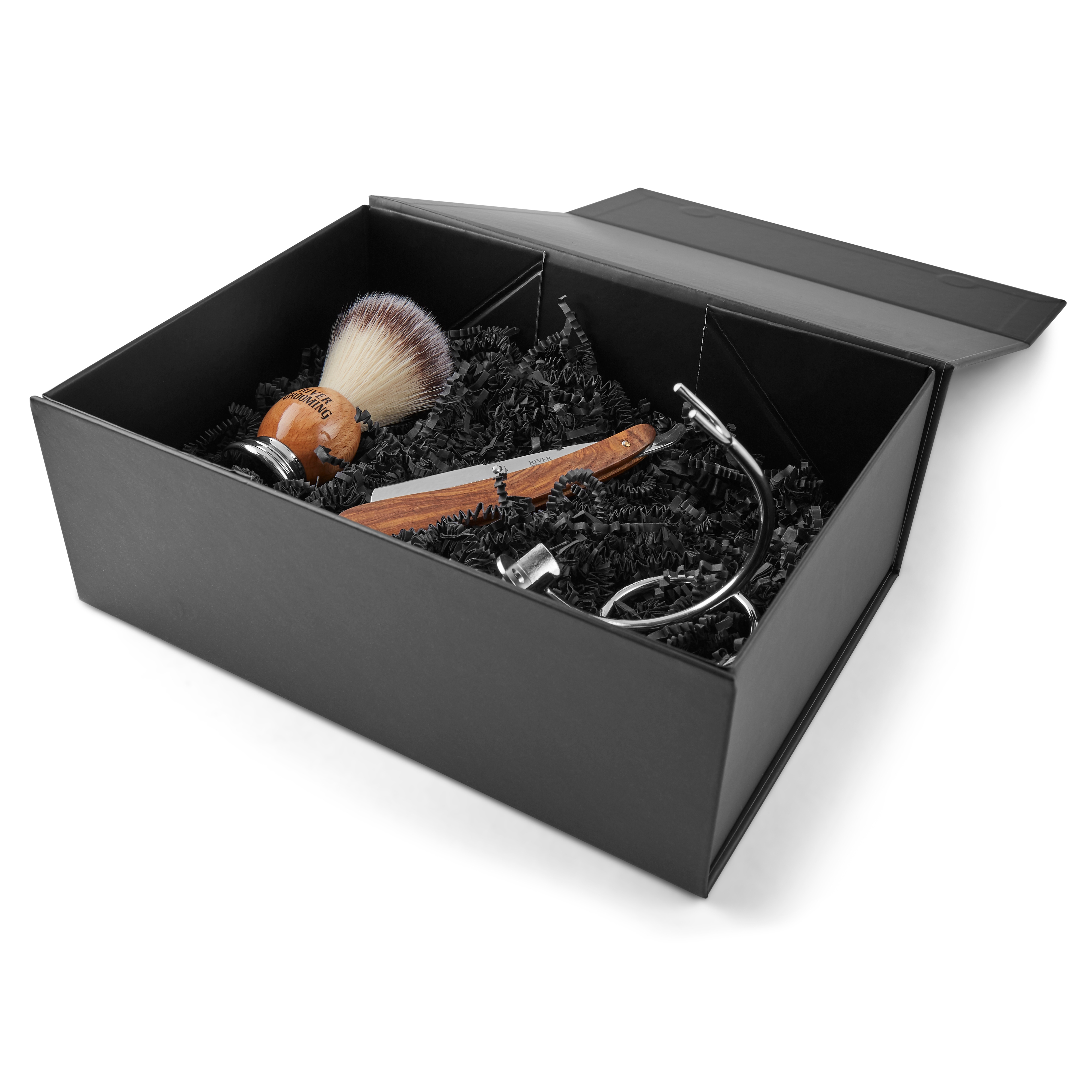 Simple Wooden Shaving Set - 3