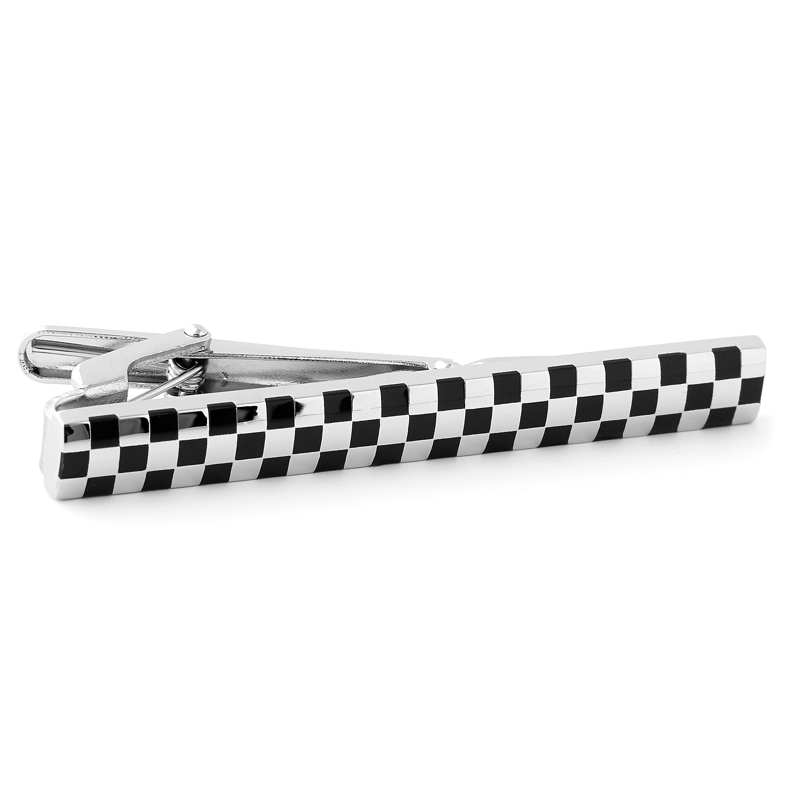 chequered tie