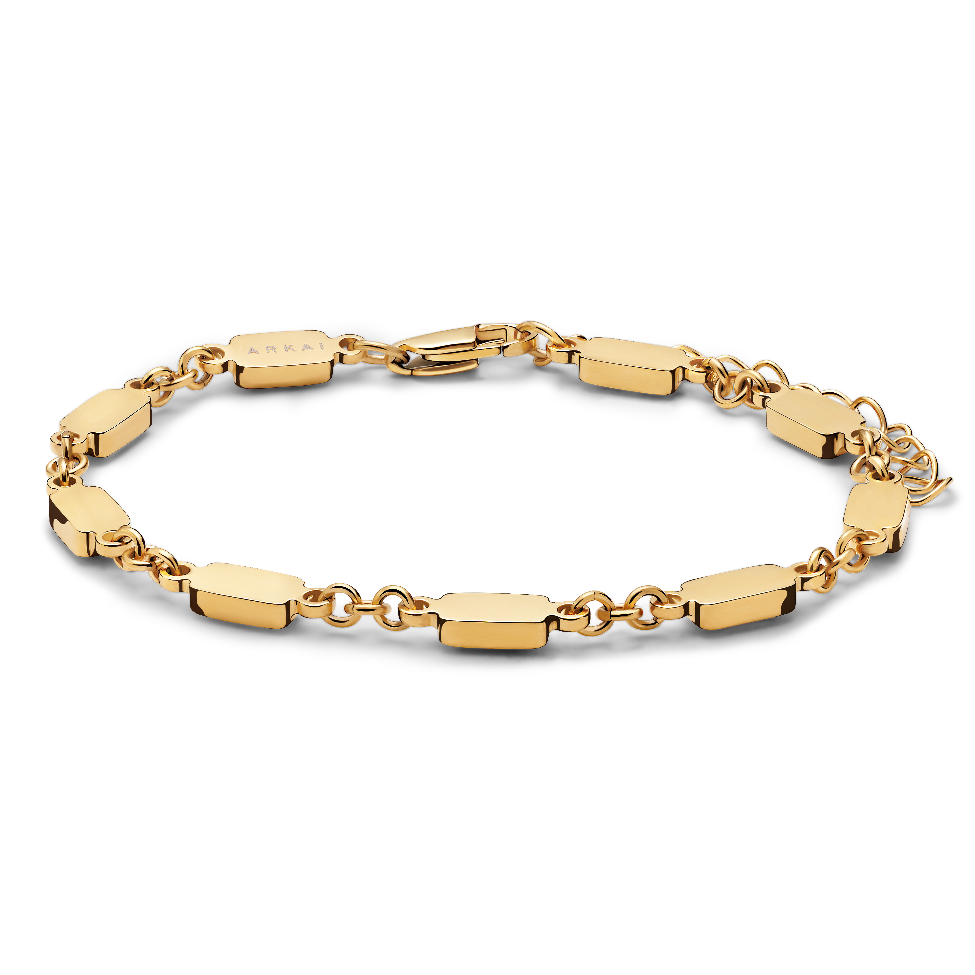 Prism | Multi-Colored Gold-Tone Crystal Glass Gemstone Bracelet - 4