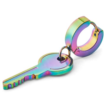 Floyd varavīksnes krāsas auskars ar atslēgas piekariņu Floyd varavīksnes krāsas auskars ar atslēgas piekariņu