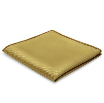 Гросгрейн кърпичка за сако в цвят горчица