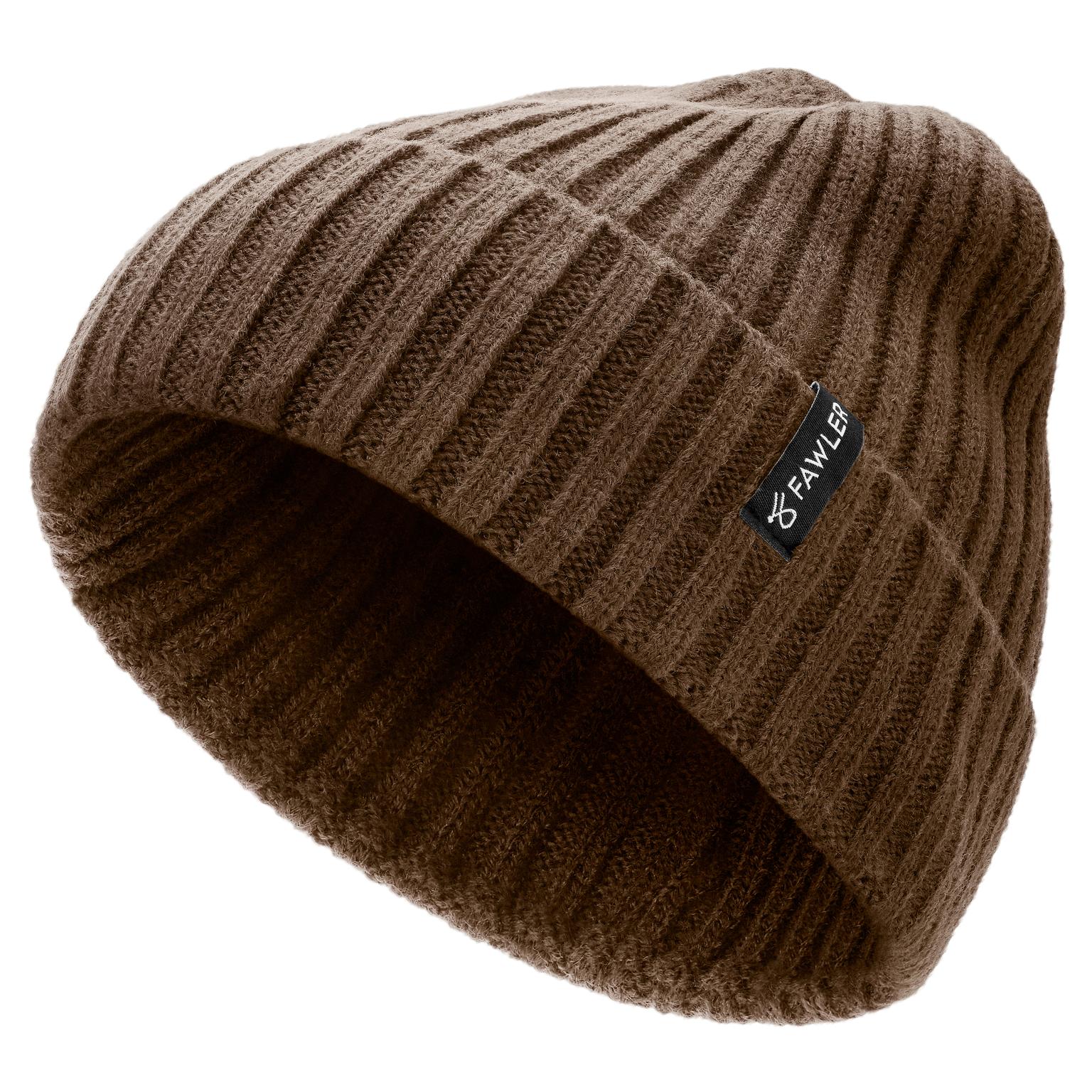 Arctic | Beanie kaki côtelé en Laine Mélangée Arctic | Beanie kaki côtelé en Laine Mélangée