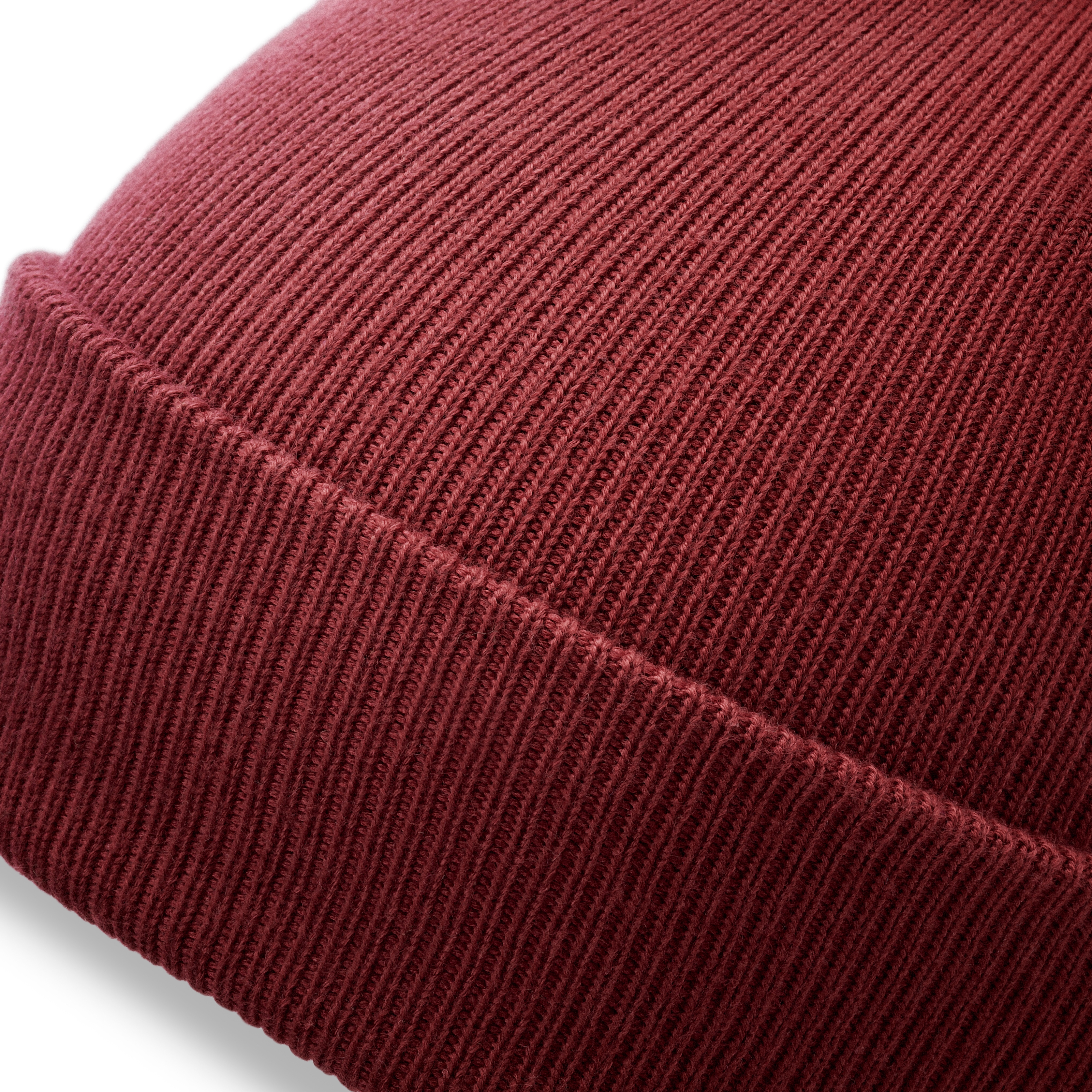 Hiems | Burgunderrote Recyclingbaumwoll-Mütze - 3
