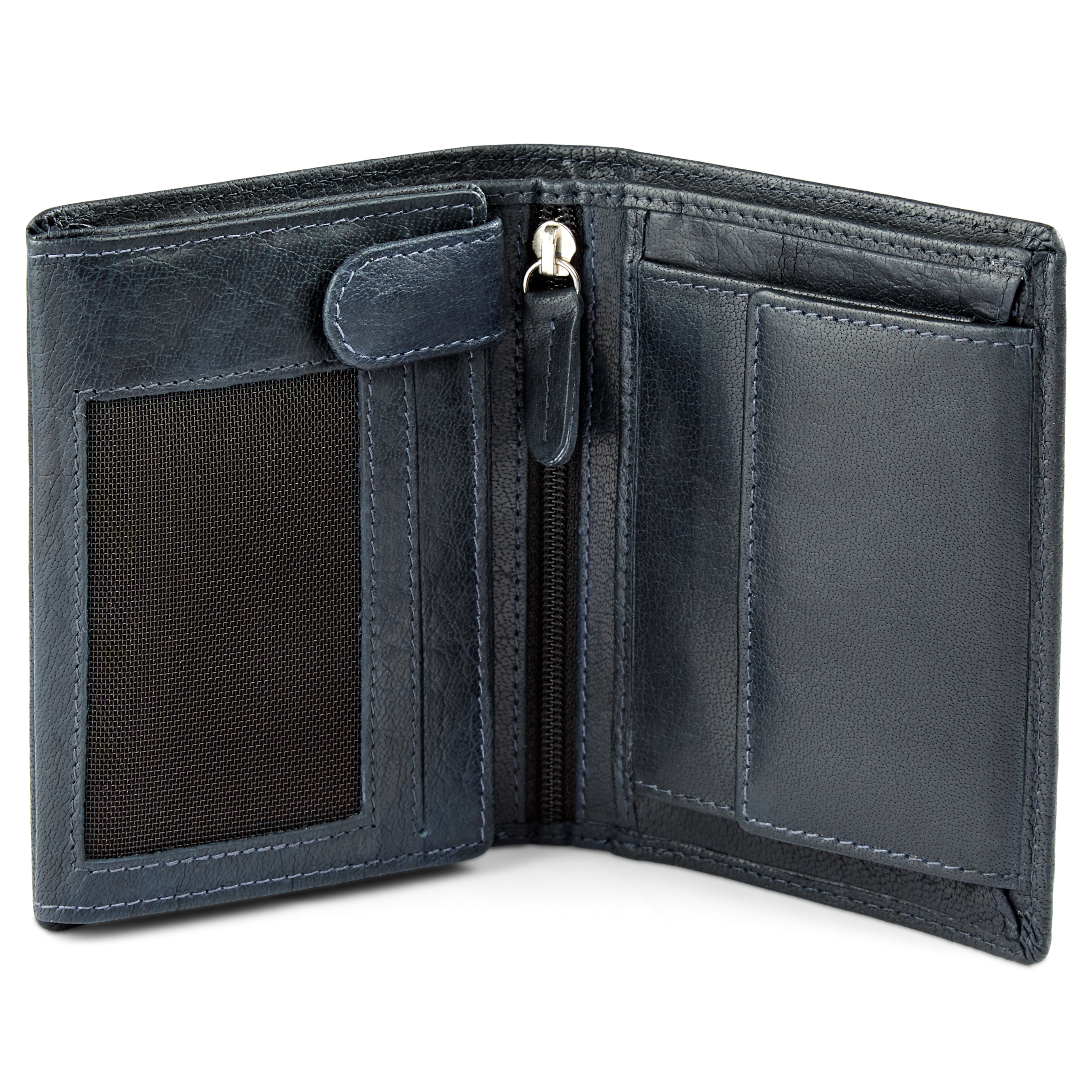 Montreal Vintage Blue RFID Leather Wallet - 2