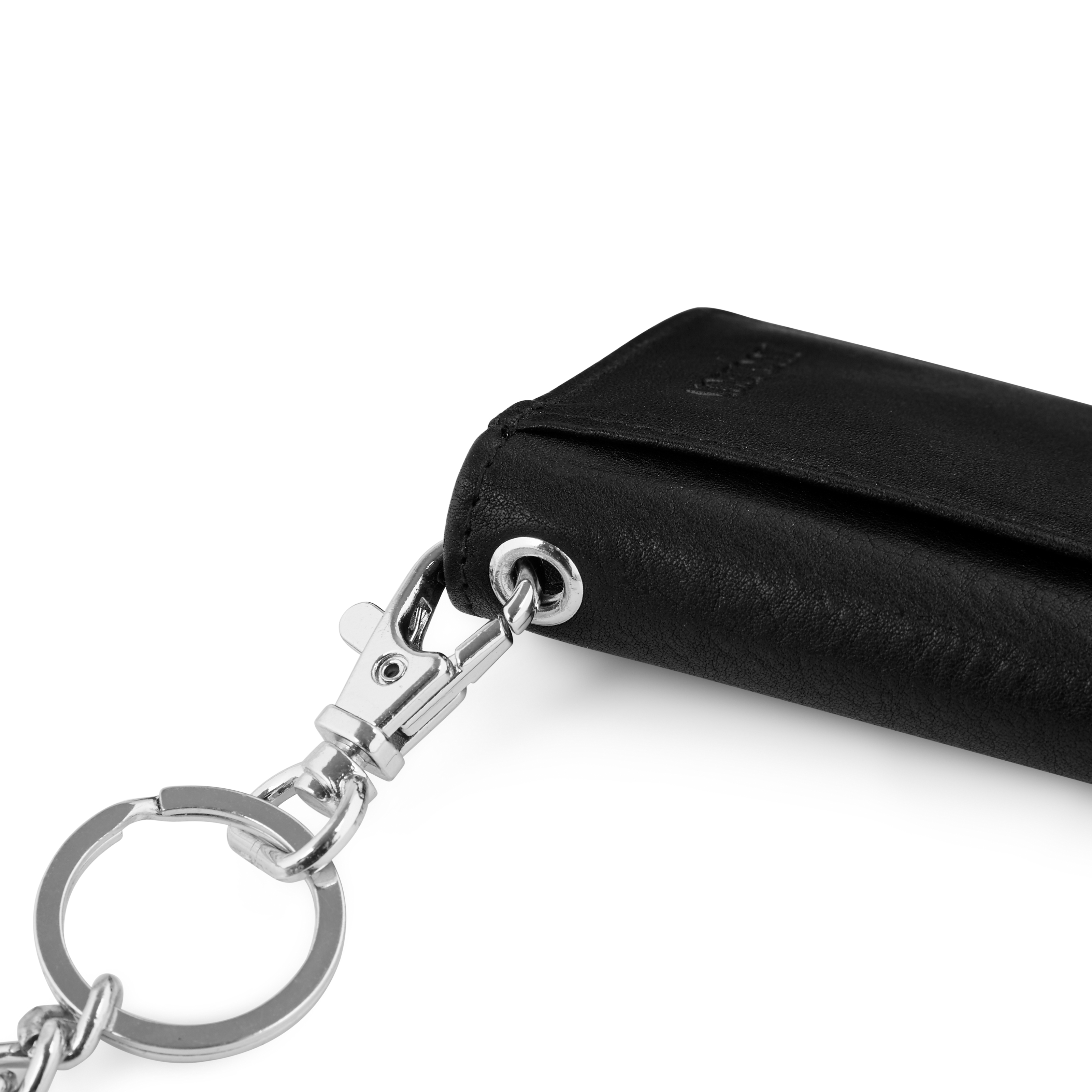 Portafoglio Liam in pelle nera con protezione RFID - 13