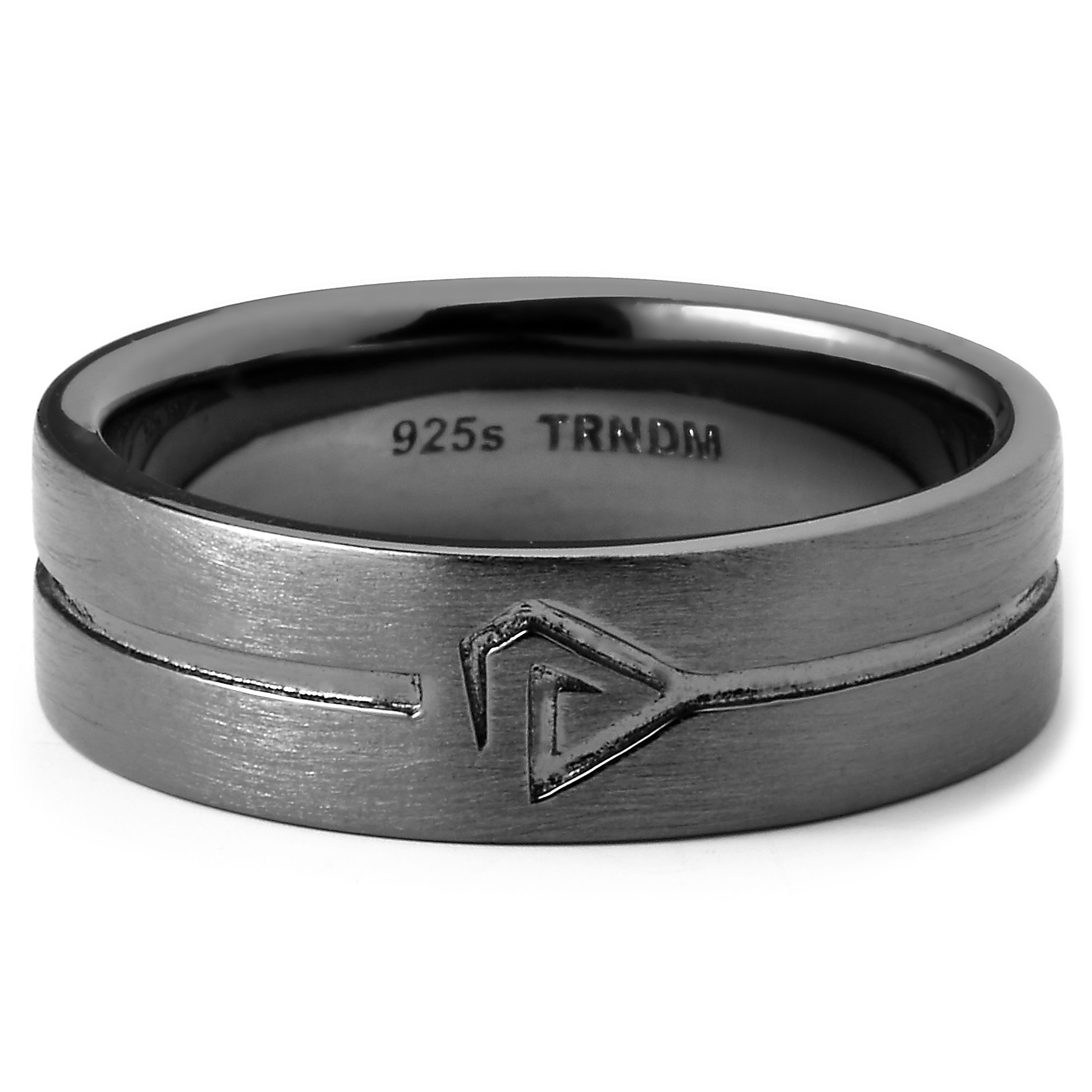 Northern Oxidierter 925er Silber Ring - 2