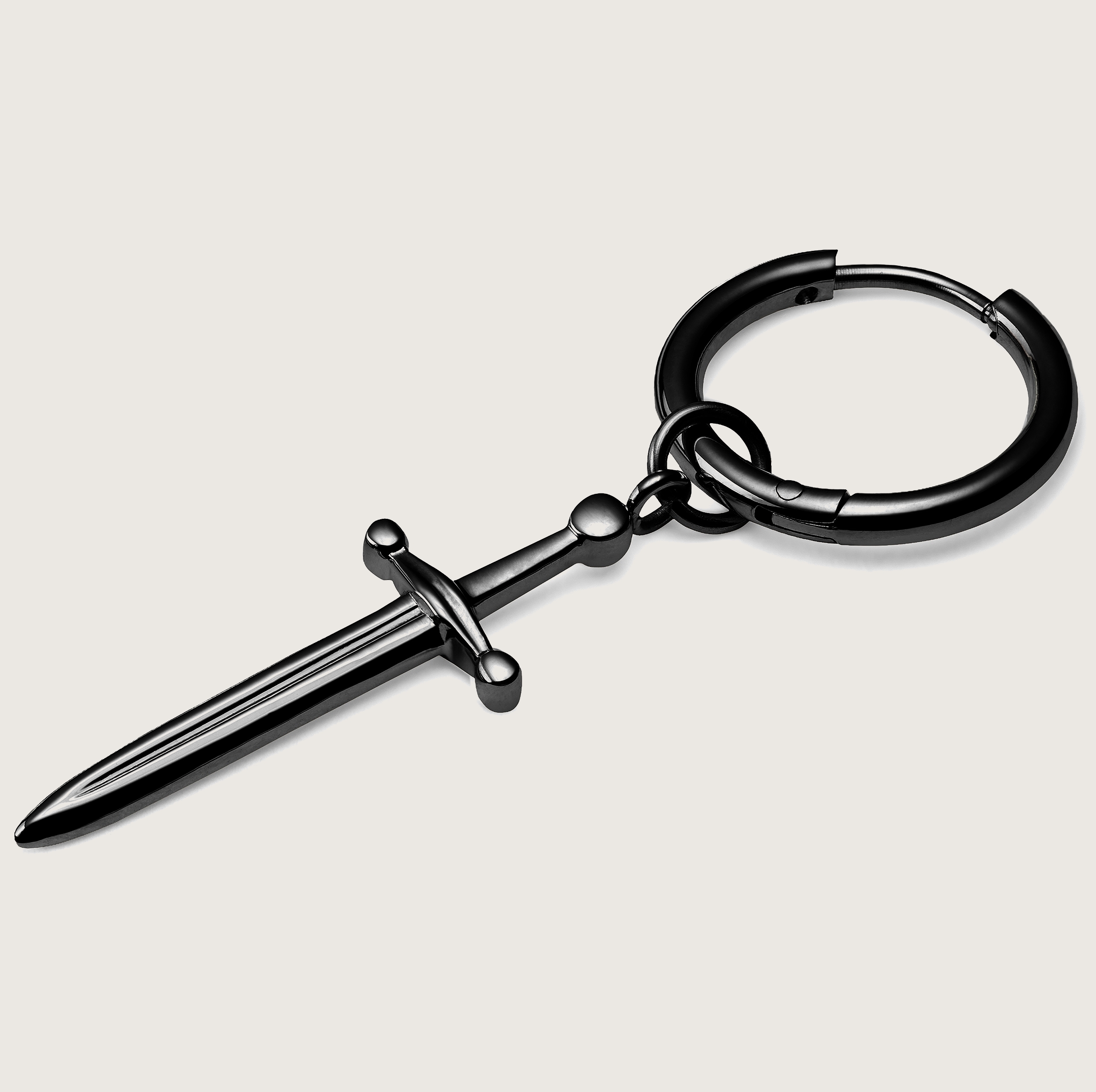 Ciondolo pugnale in argento 925 realizzato a mano stile Old