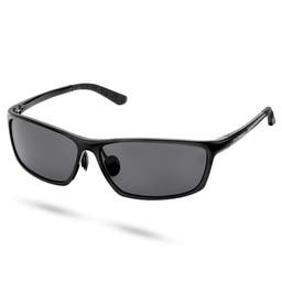 Black Polarized Aluminum Sunglasses
