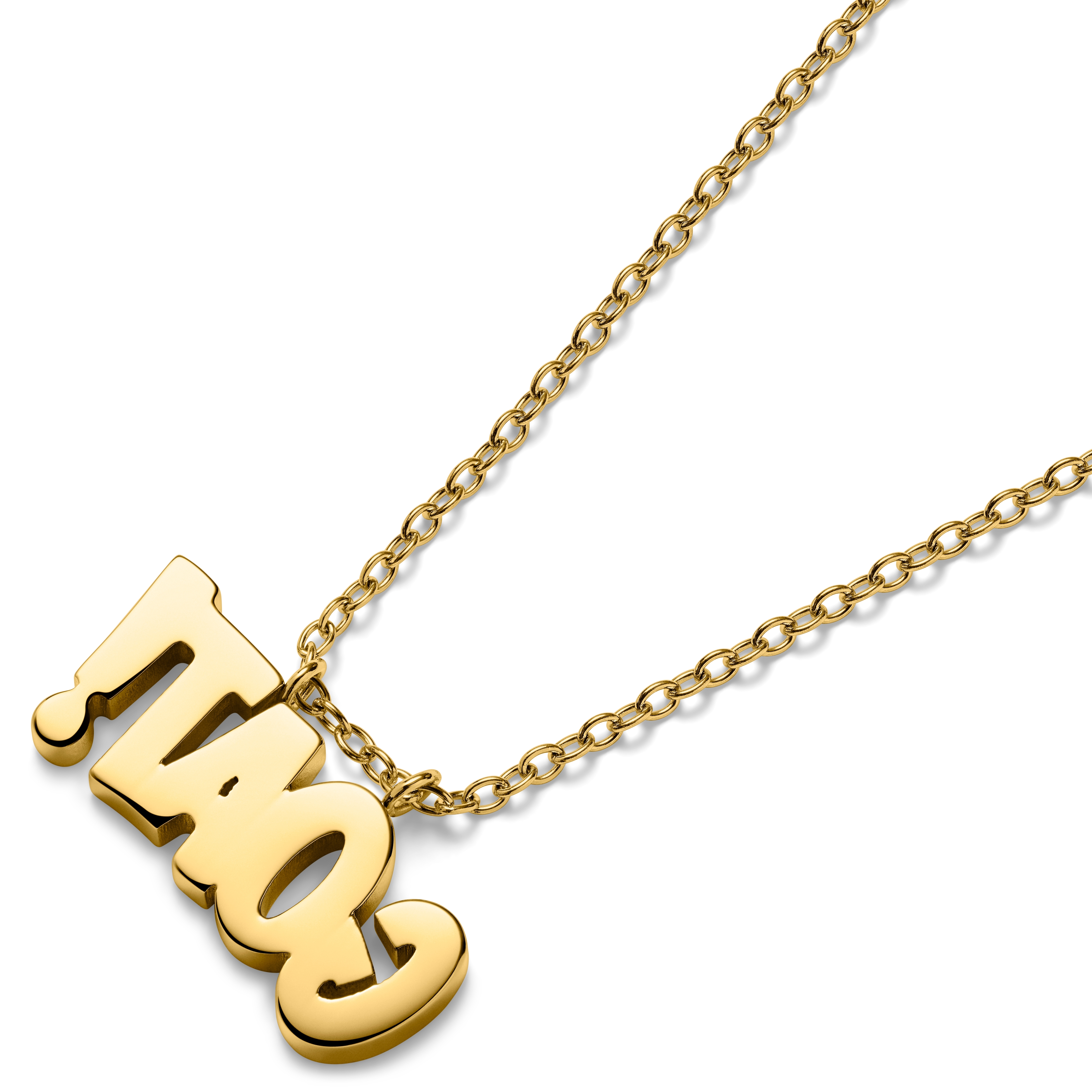 Jaygee | Złocisty naszyjnik z zawieszką goat - 4