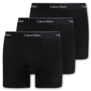 Три чифта черни боксерки Calvin Klein TM6 Три чифта черни боксерки Calvin Klein TM6
