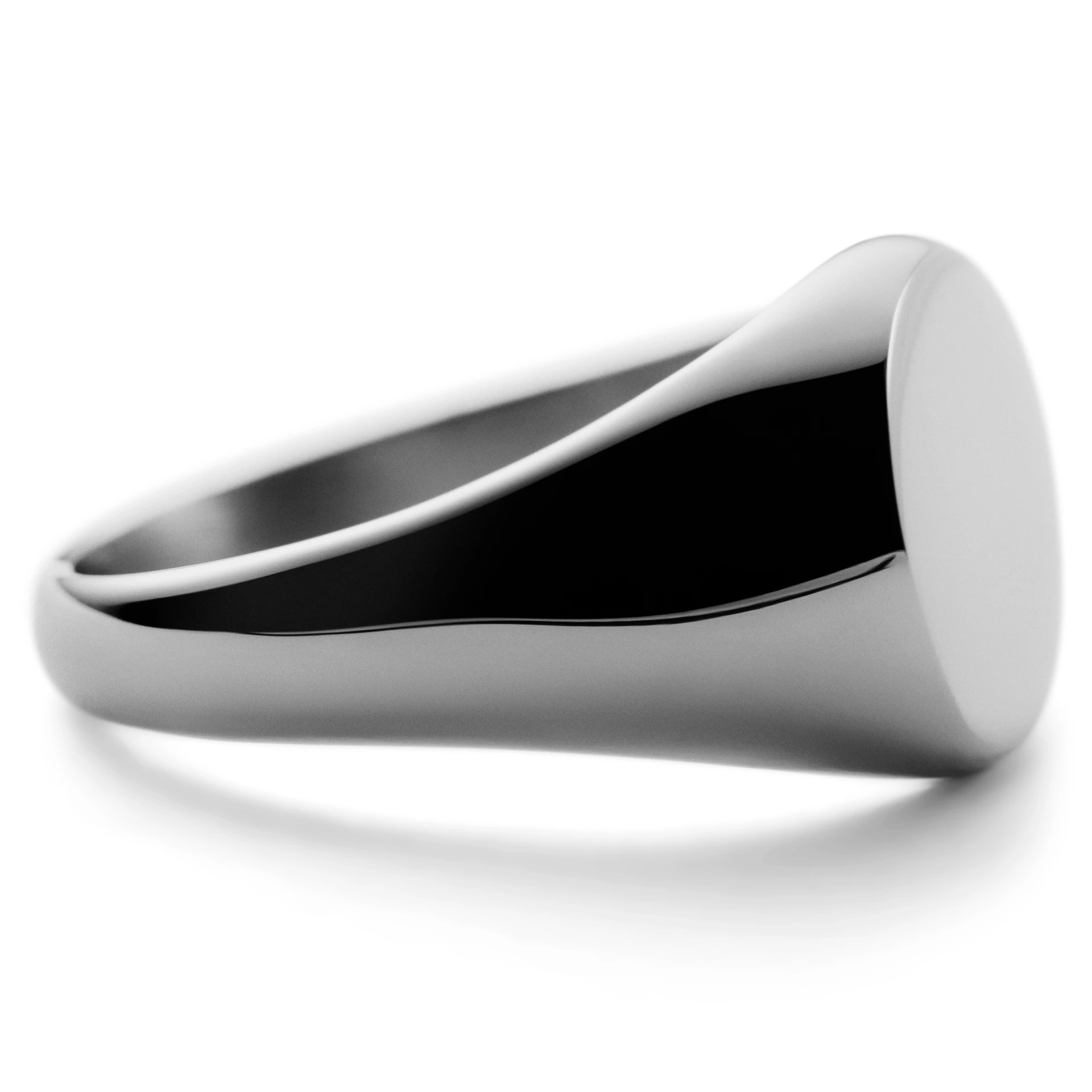Steel Mason Ring | Lucleon | 30 day return policy