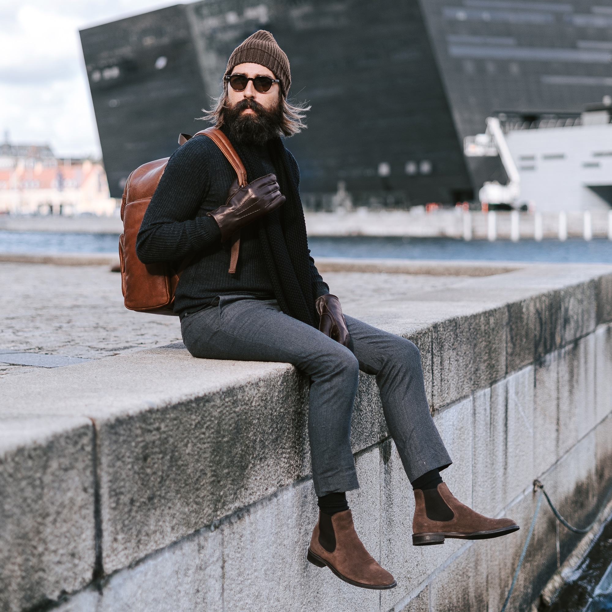 Keenan Braune Merino Kane Beanie - 6