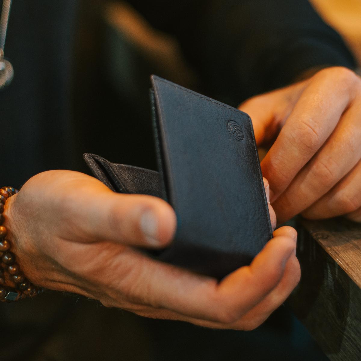 2 Mini Portafogli In Tela Con Zip - Portamonete Compatti Per Donne, Bambini E Ragazze (Nero) - Foto 7