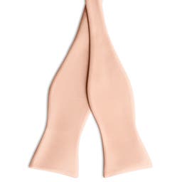Rose Pink Self-Tie Grosgrain Bow Tie
