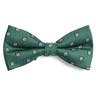 Diamond-Patterned Mint Green Bow Tie