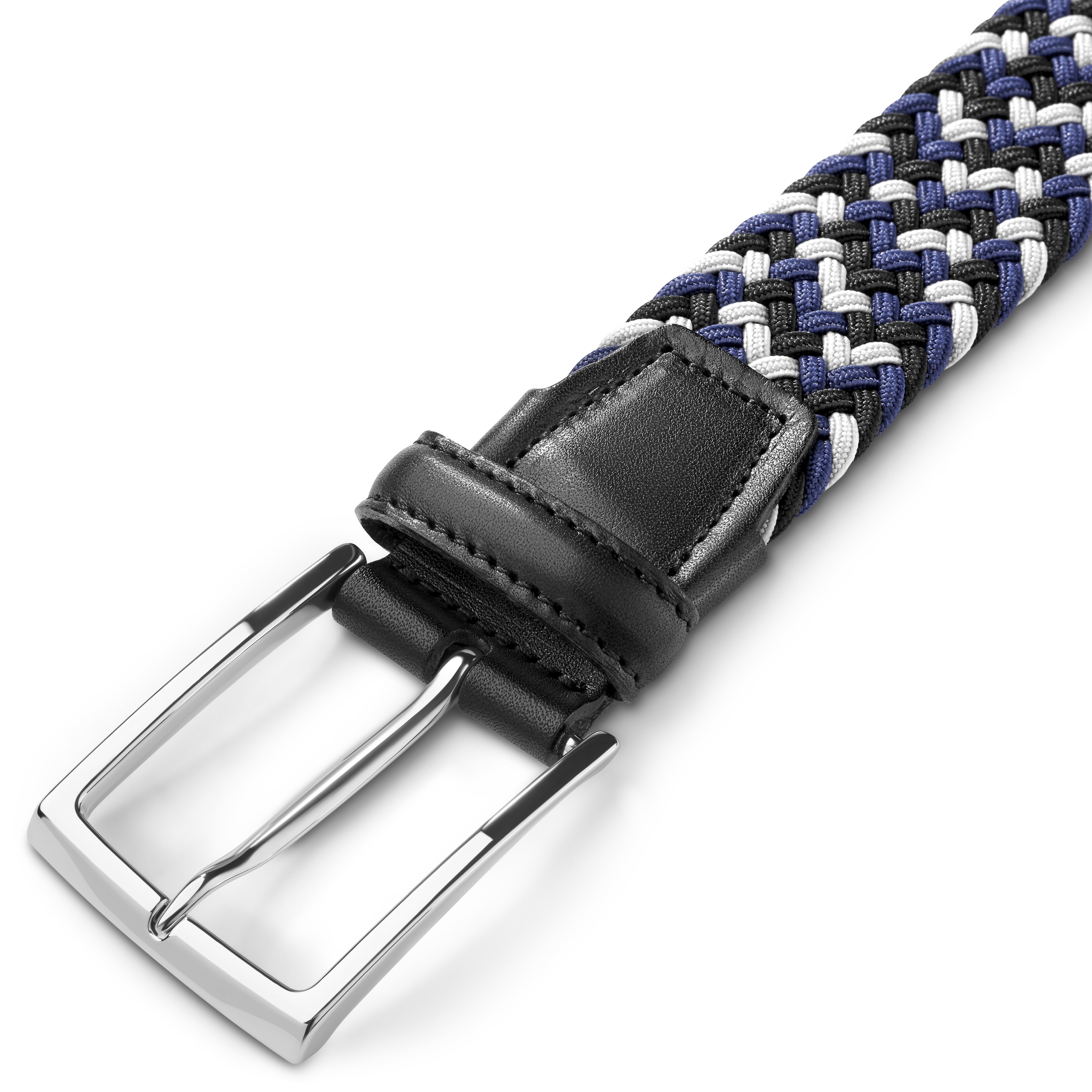 Vincio | Tmavohnedý elastický opasok - 3