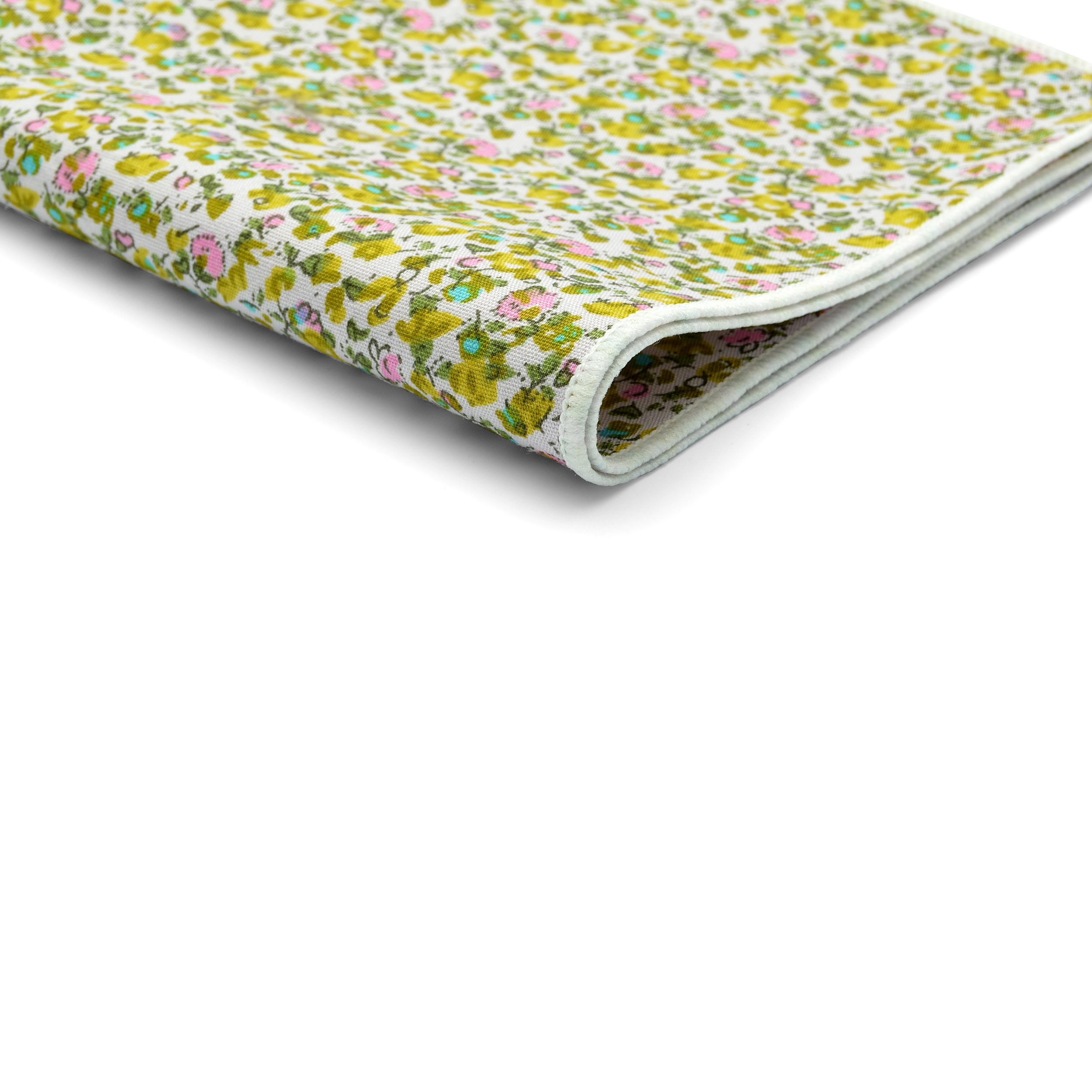 Grønn Abstract Bomull Lommetørkle - 2