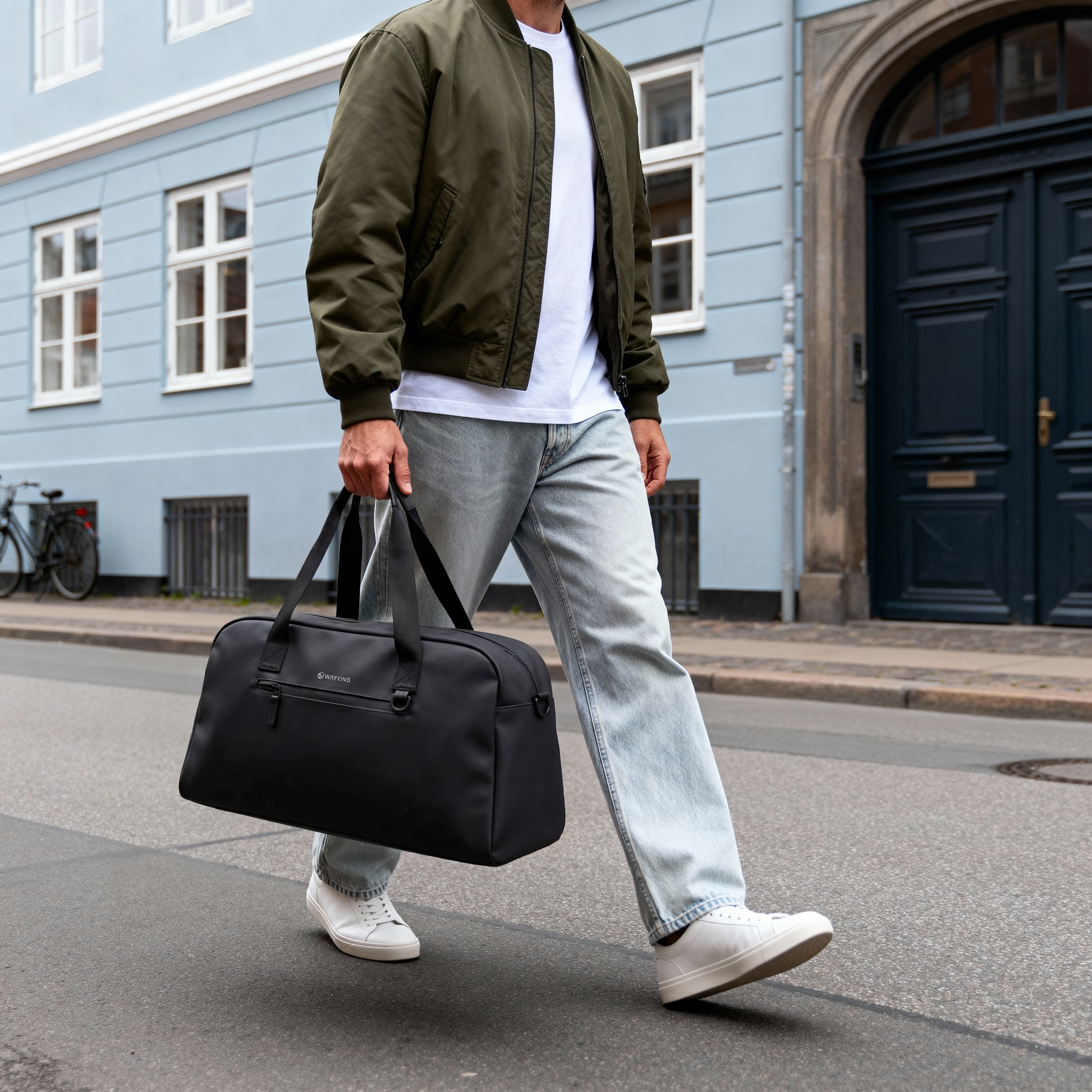 Horizon | Čierna vodeodolná duffle taška - 2