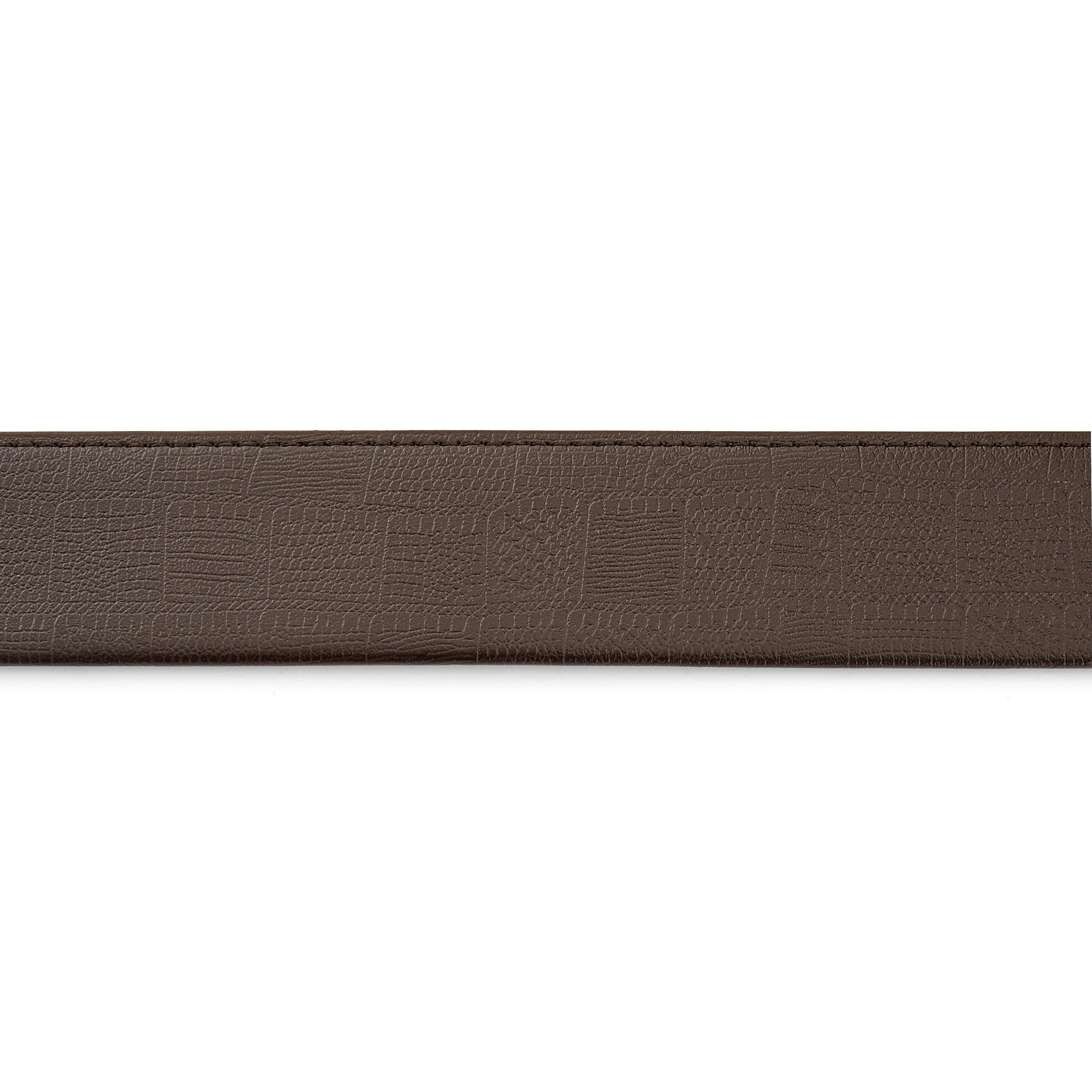 Kapea, tummanruskea nahkavyö - 3