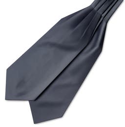 Graphite Grosgrain Cravat