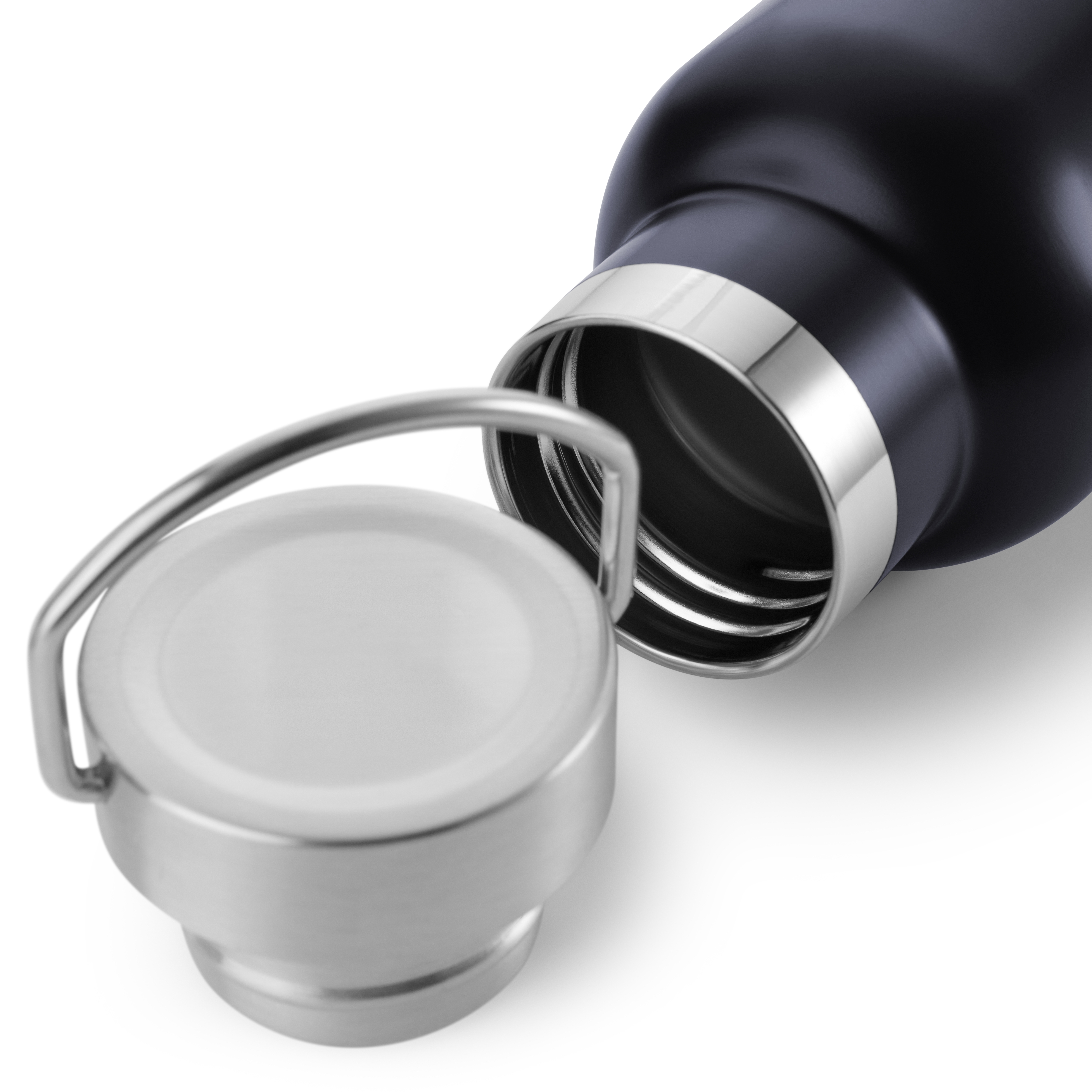 Black 500 ml Vacuum Flask - 4