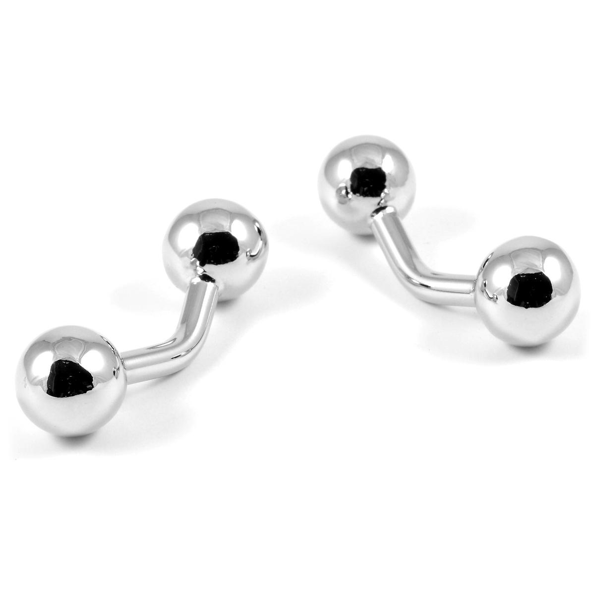 Double Ball Cufflinks In stock! Warren Asher - Main Image