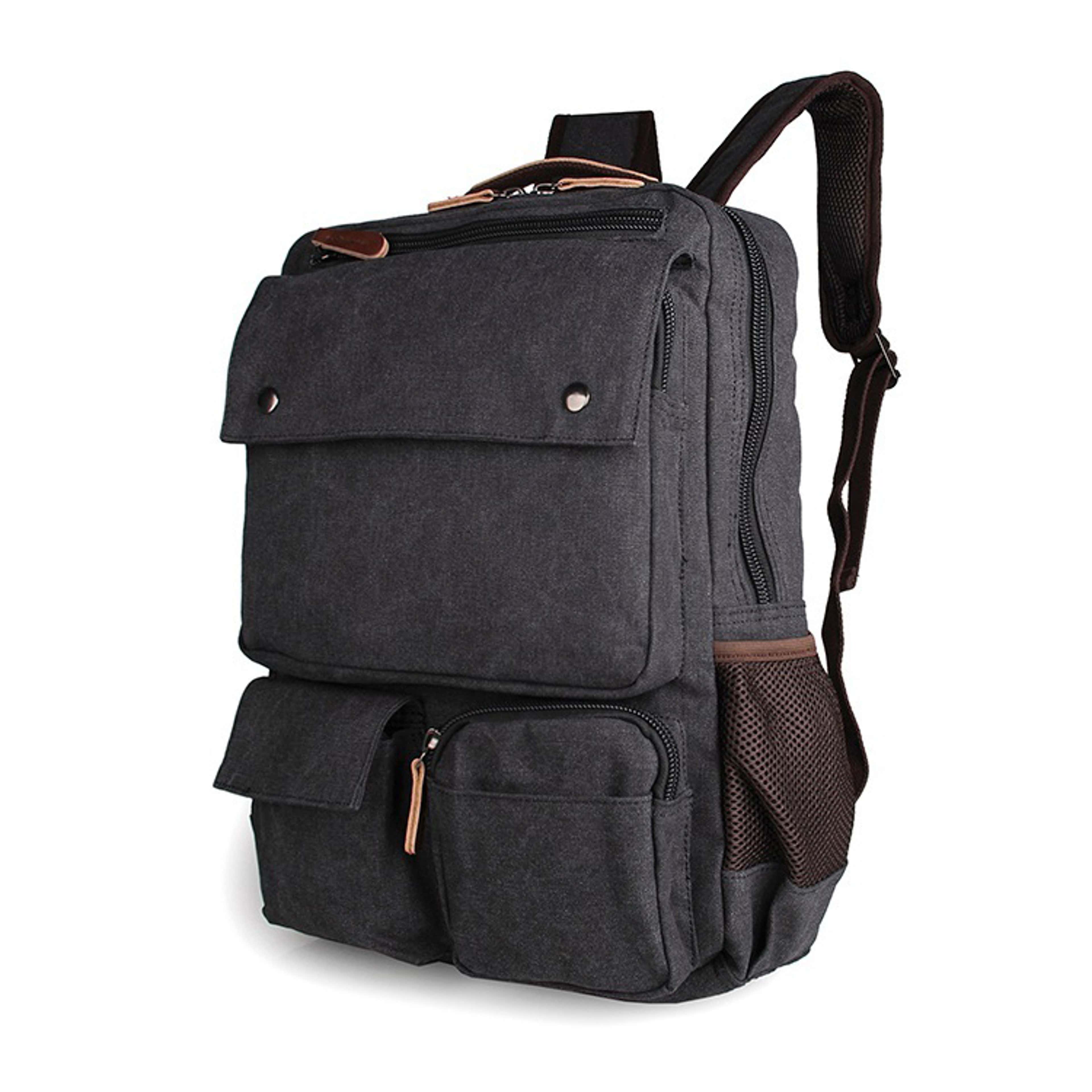 Grey Compact Backpack - 4 - primary thumbnail small_image gallery