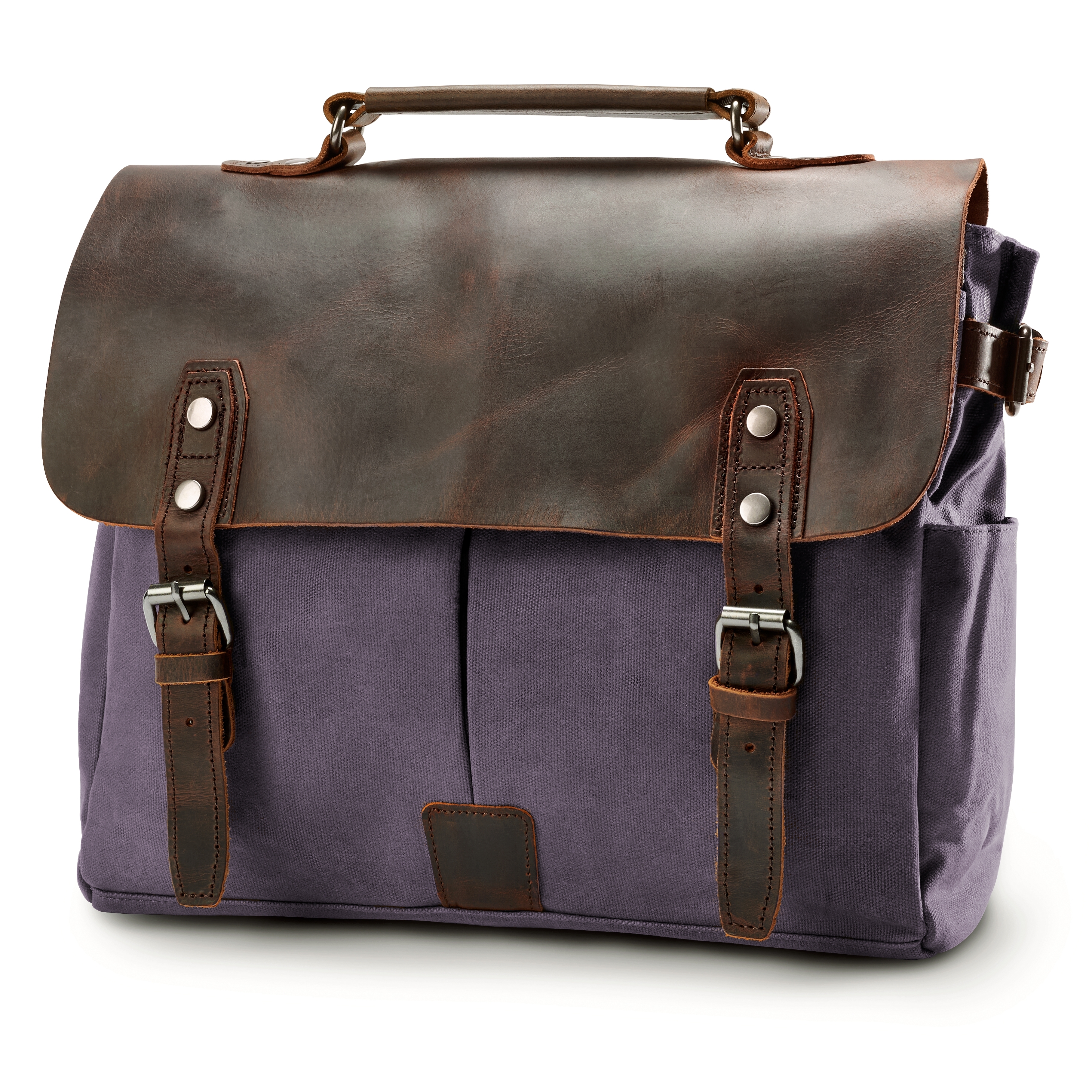Violet Gray Vintage-Style Messenger Bag, In stock!
