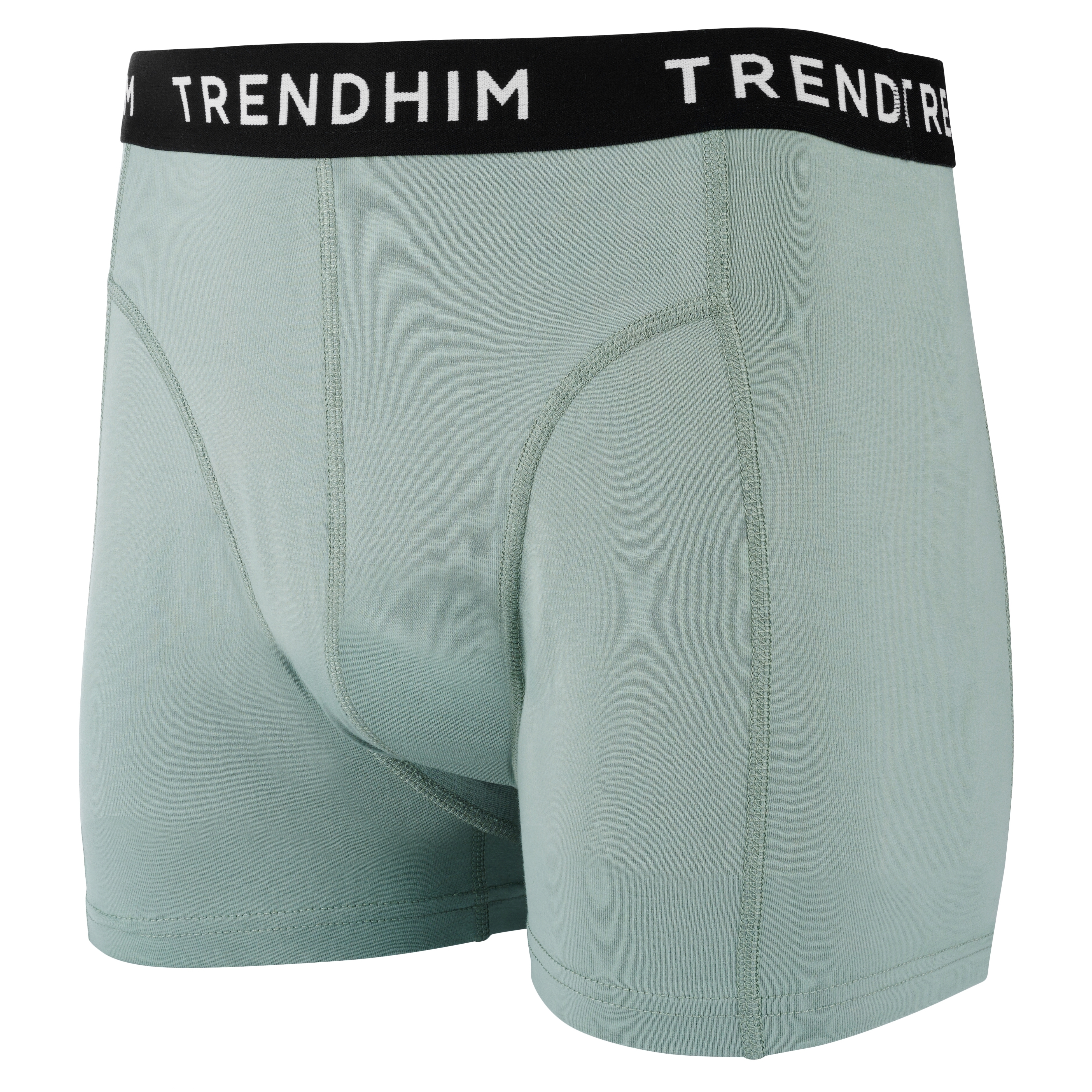 FlexFeel | Light Green Cotton Boxer Briefs - 2