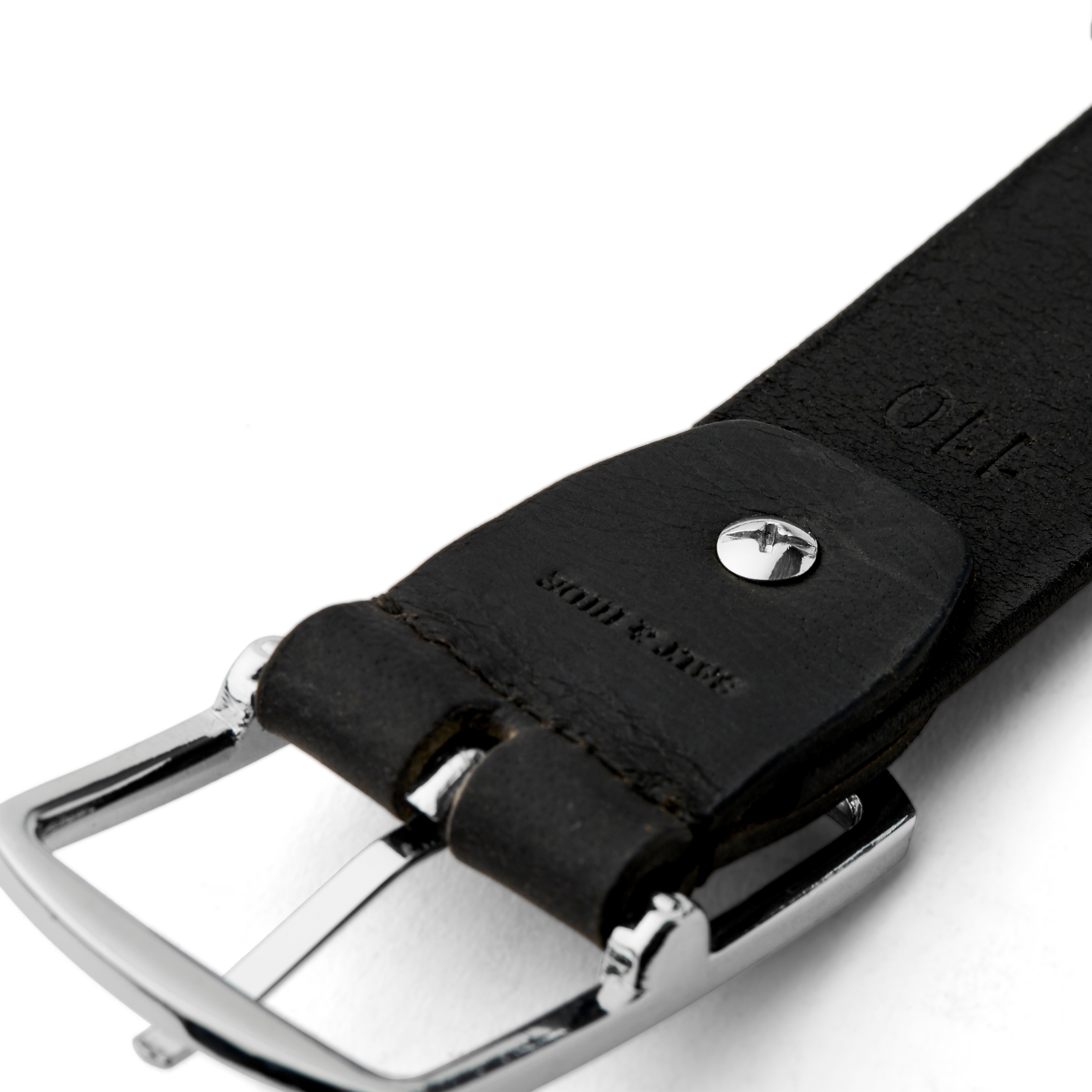 Musta Seamas-nahkavyö - 4