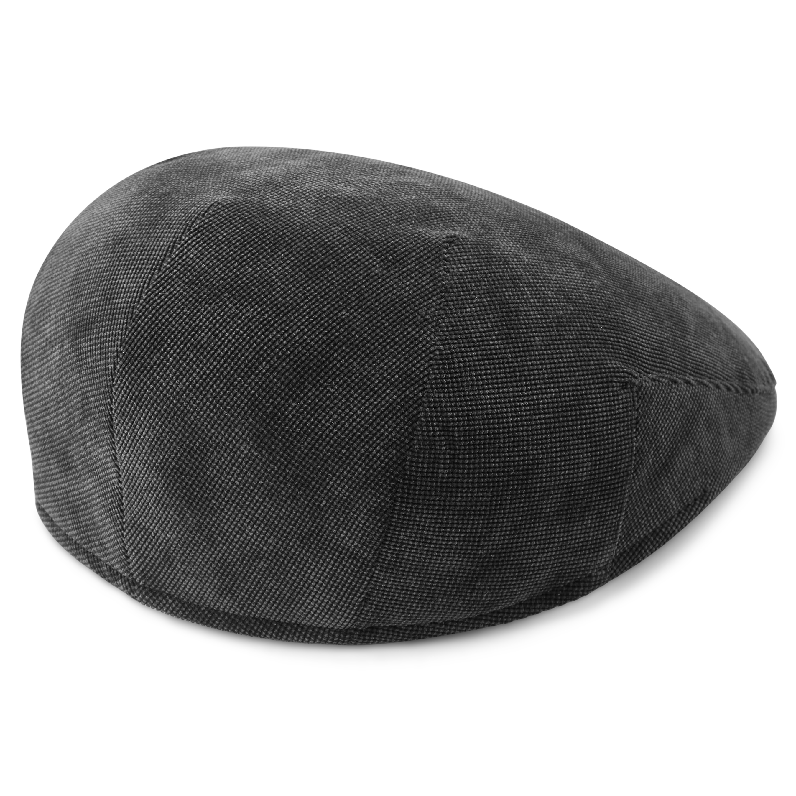 Rodolfo Black Fido Flat Cap - 55 cm - 5