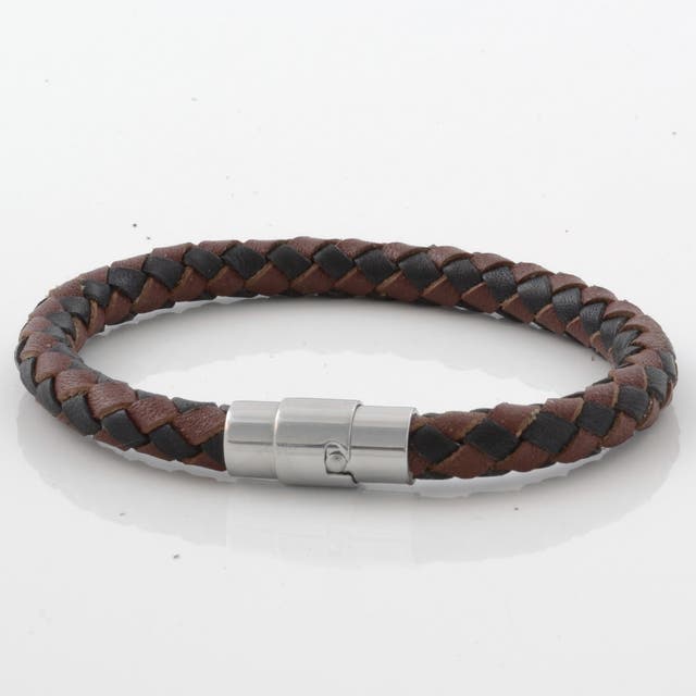 Brown & Black Bolo Braided Leather Bracelet | In stock! | Fort Tempus