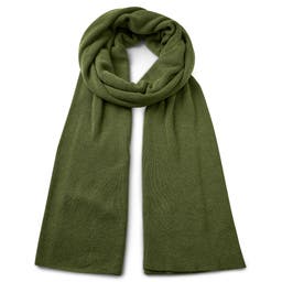 Hiems | Зелен шал от рециклиран памук