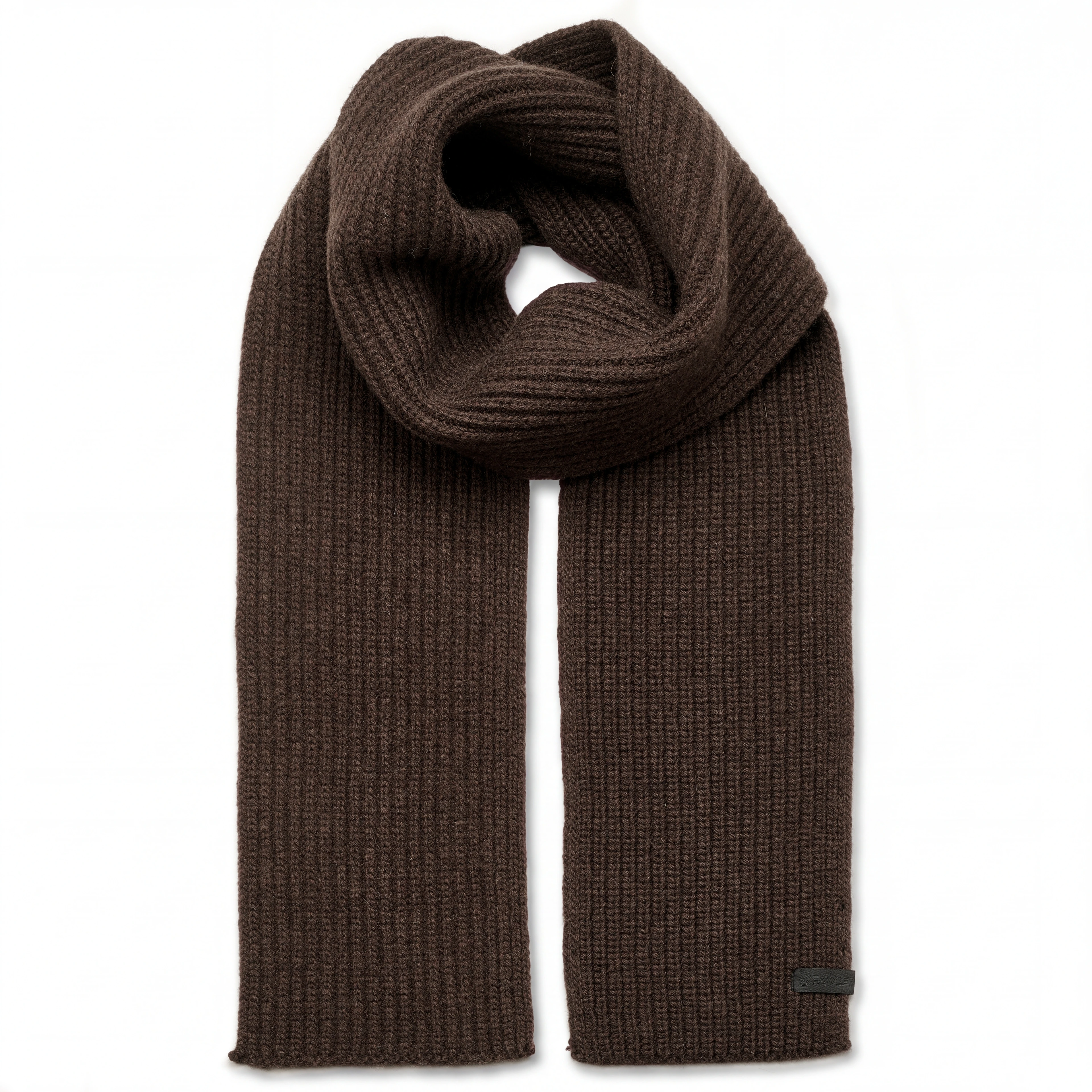 Nordic | Dunkelbrauner Schal aus Wollmischung Nordic | Dunkelbrauner Schal aus Wollmischung