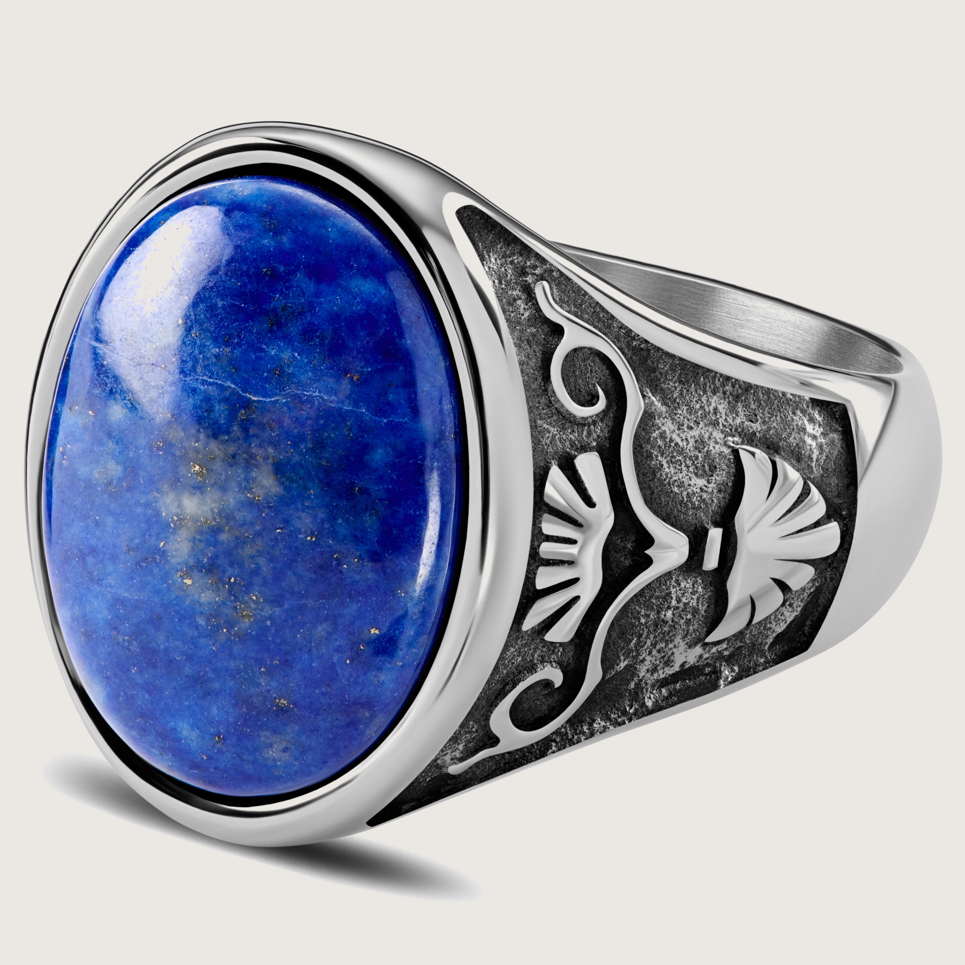 指輪・リング LA MANSO FW22 Atlantis Ring in Blue PVC (ATLANTIS BLUE) 7-