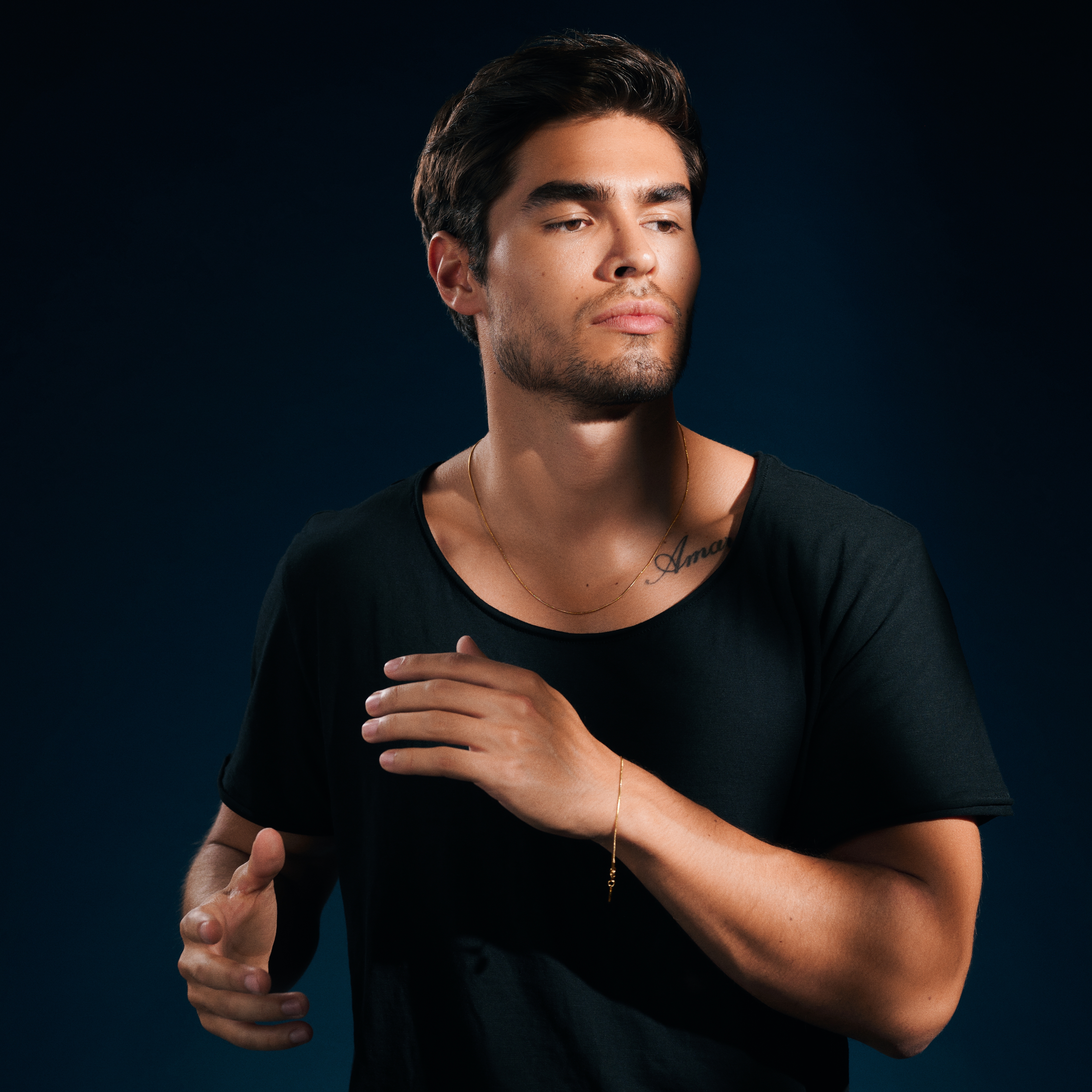 Essentials | Bracelet à chaîne en chevrons doré 2 mm - 2