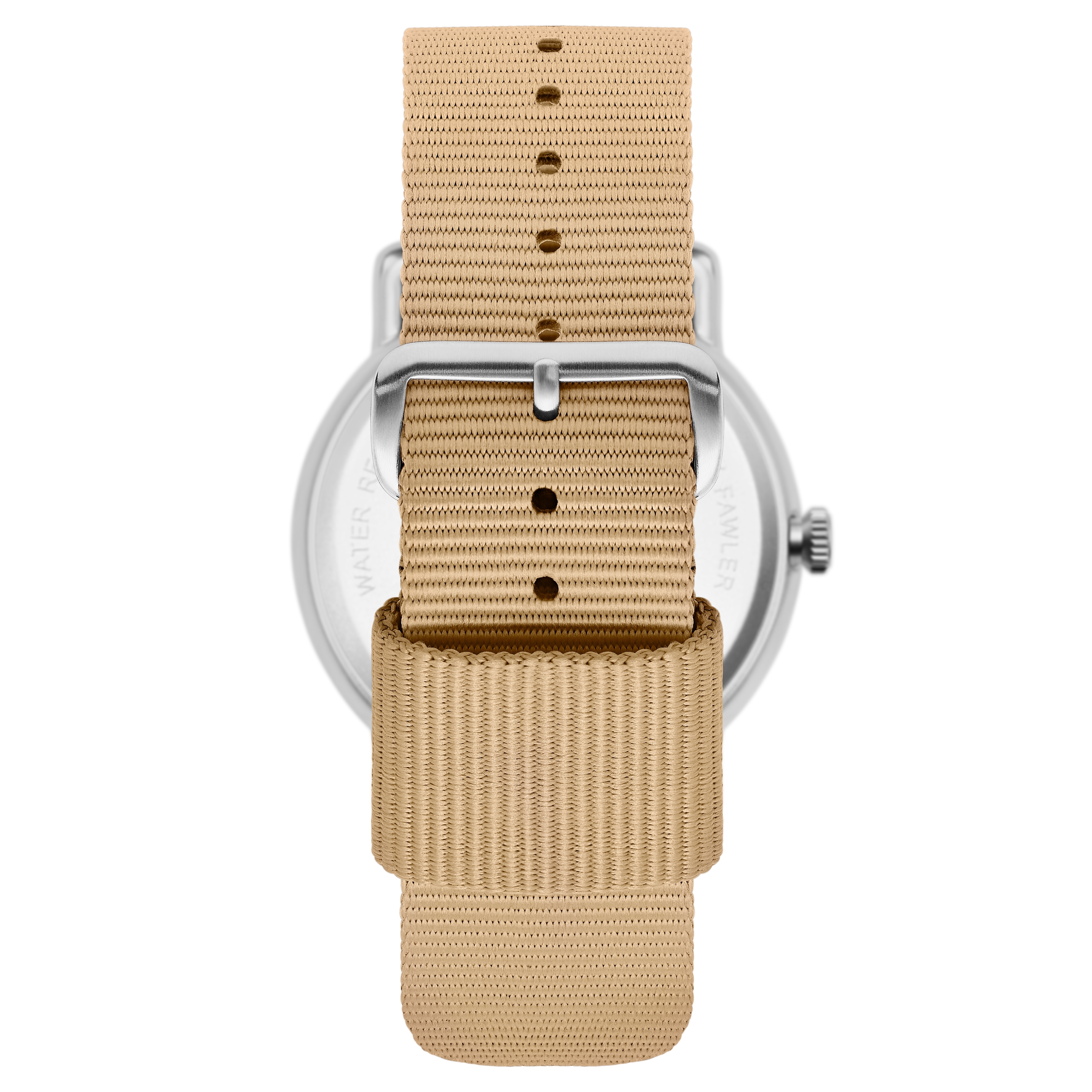 Kronos | Silver-Tone Outdoor Watch With Sand Nylon Strap - 5