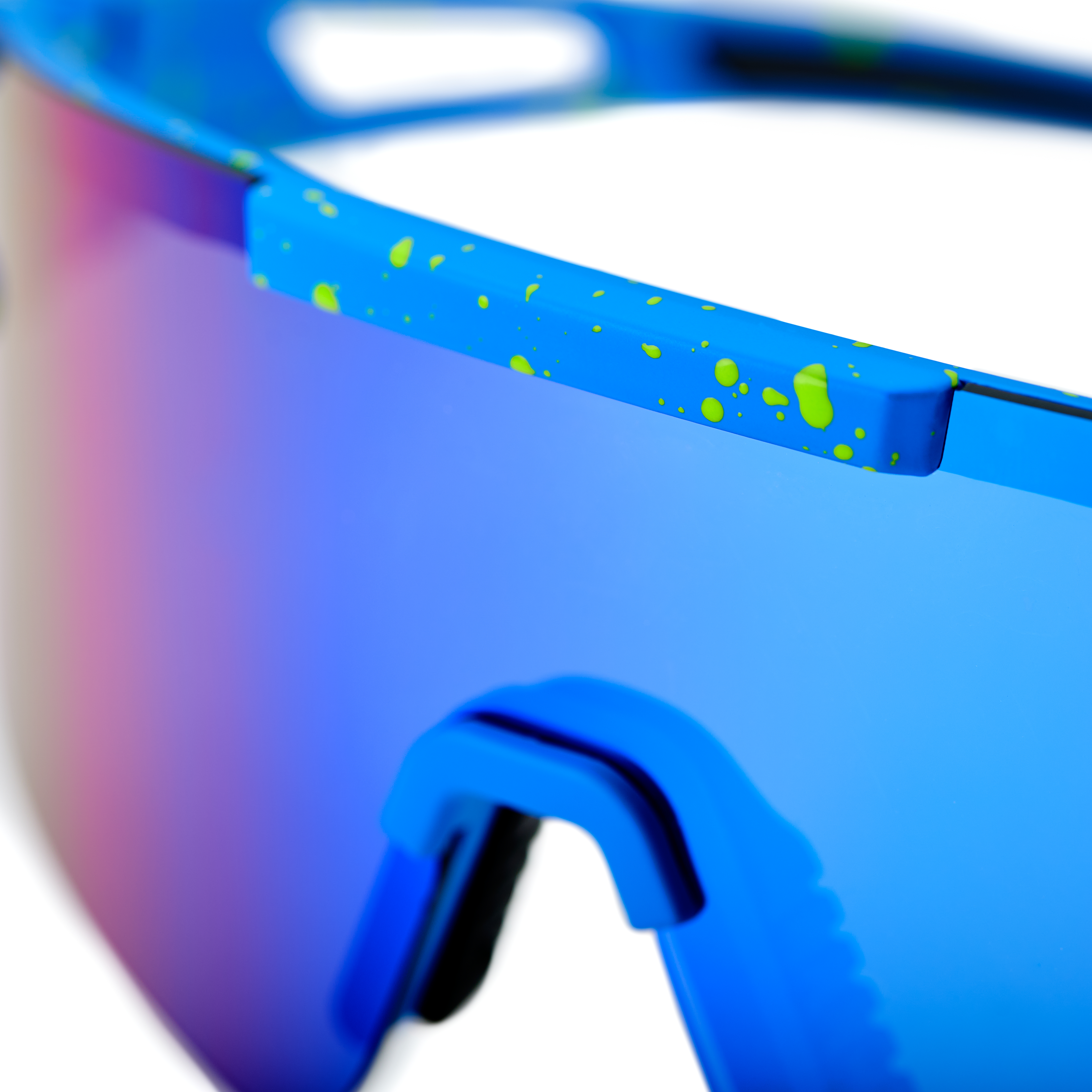 Zilas, polarizētas sporta saulesbrilles - 8